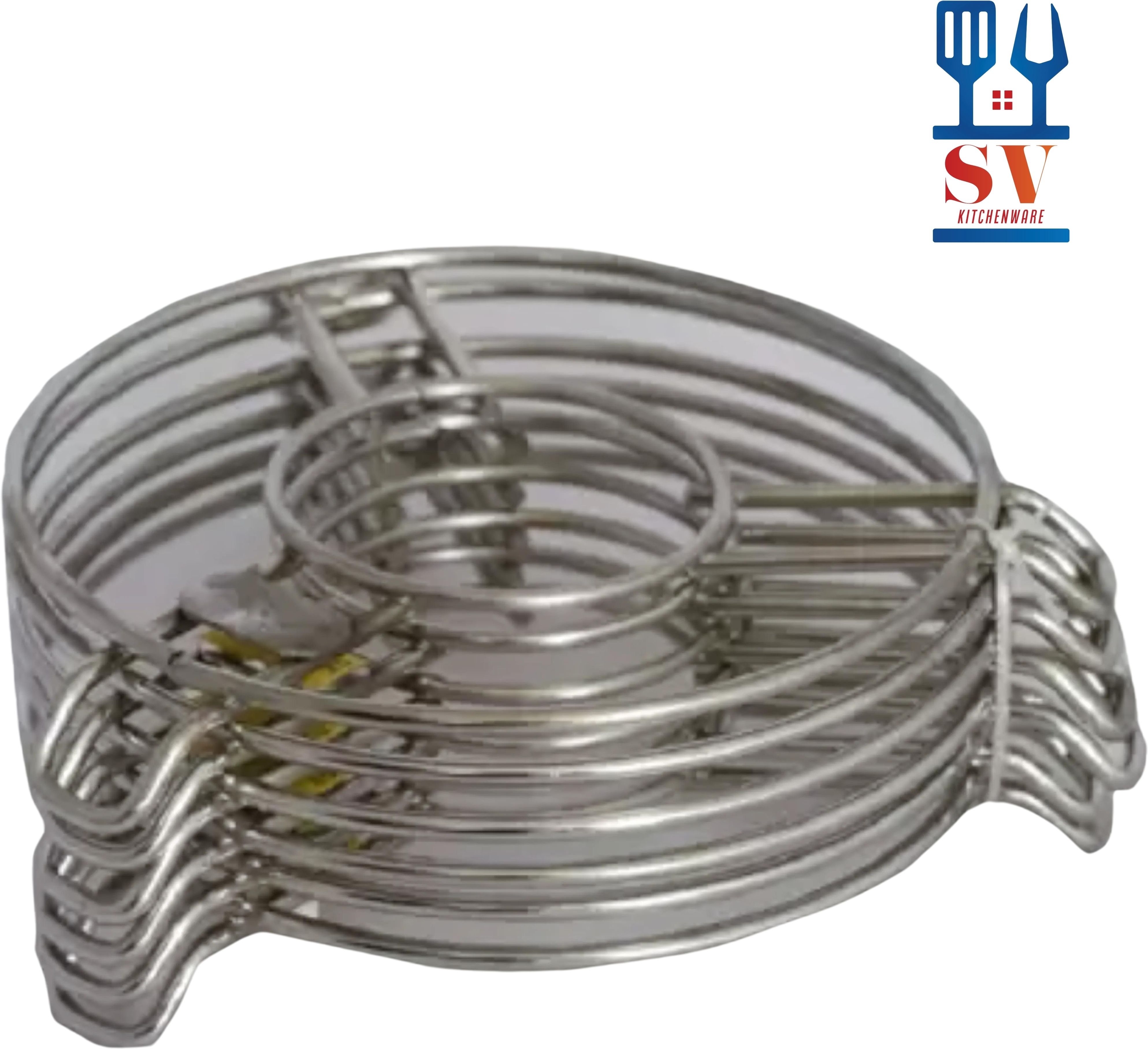 Steel hot pot stand for kitchen | dining table stands for hot utensils | trivets Stainless Steel Trivet