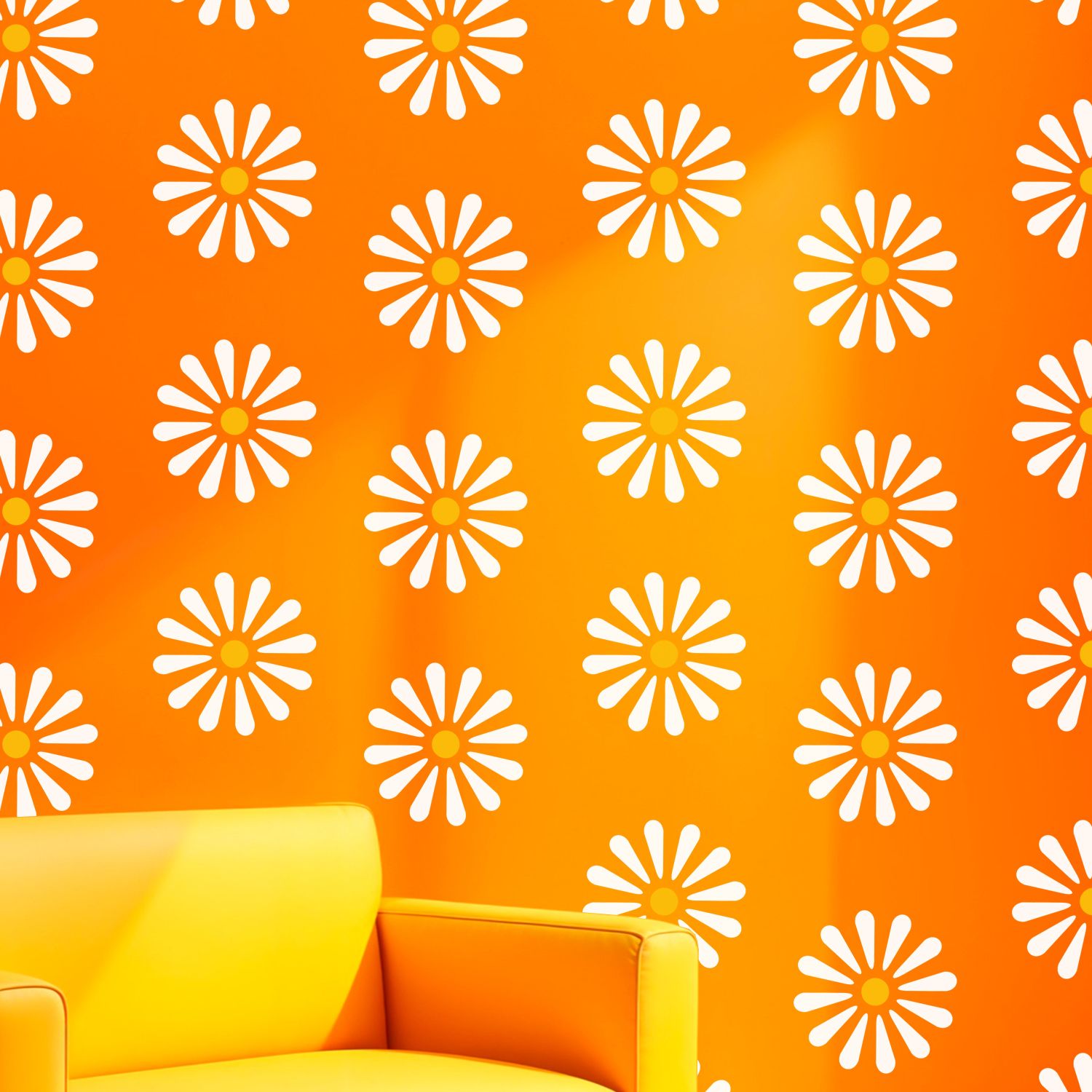 jazzika Painting for Wall Stencil (13X13 Inch) ‘‘Flower Mandala’’ DIY Reusable Design Suitable for Home & Office 20547 (Pack of 2) Bedroom, Living Room, Studio, Entrance & Office Decoration Modern Print Wall Stencil-picture-11