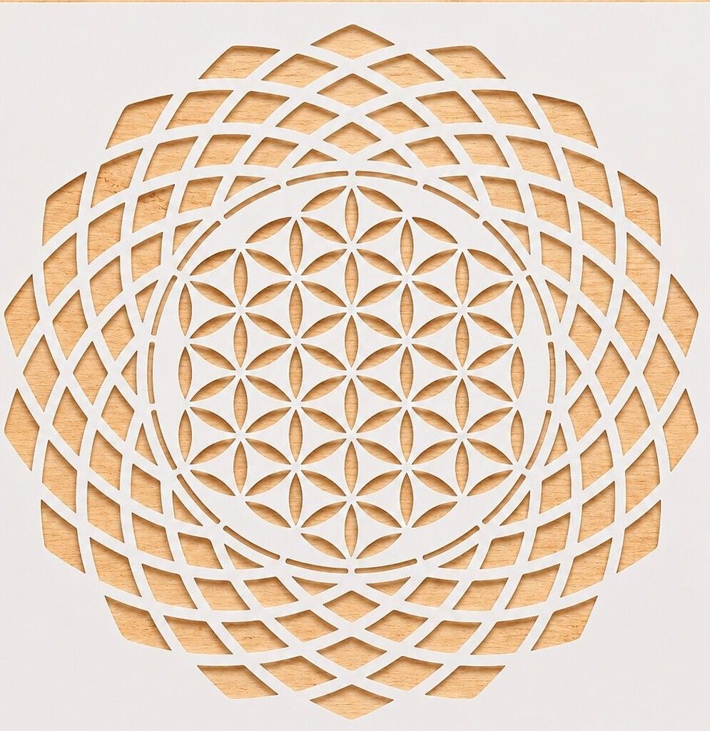 geometric pattern stencil for painting geometric mandala painting stencil reusable geometric mandala stencil Stencil-image-24