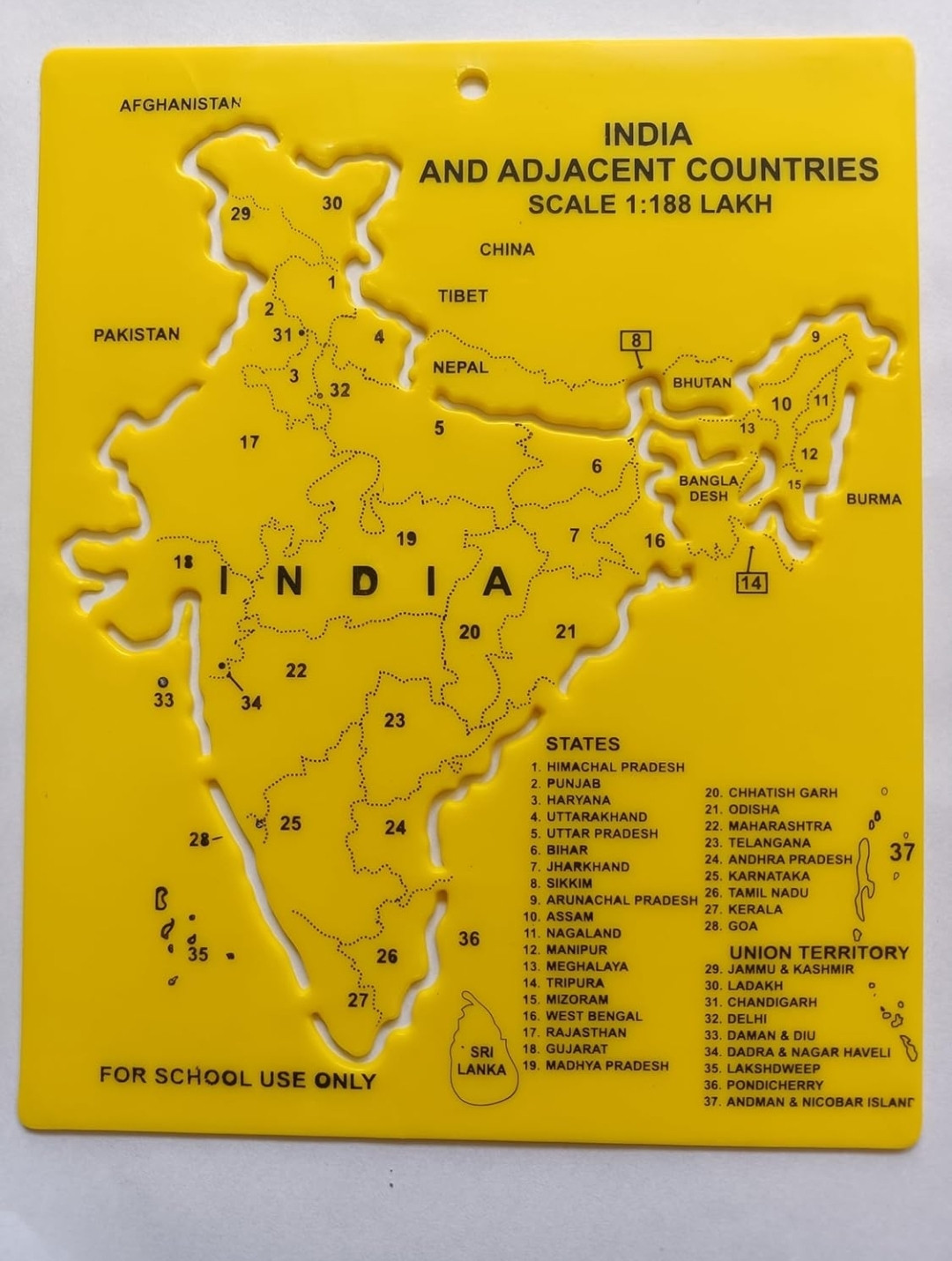 softsolutions INDIAN Map Stencil for Making Accurate Map Outline ( Pack of 1Pc ) INDIAN Map Stencil for Making Accurate Map Outline ( Pack of 1Pc ) INDIAN Map Stencil Stencil image 1