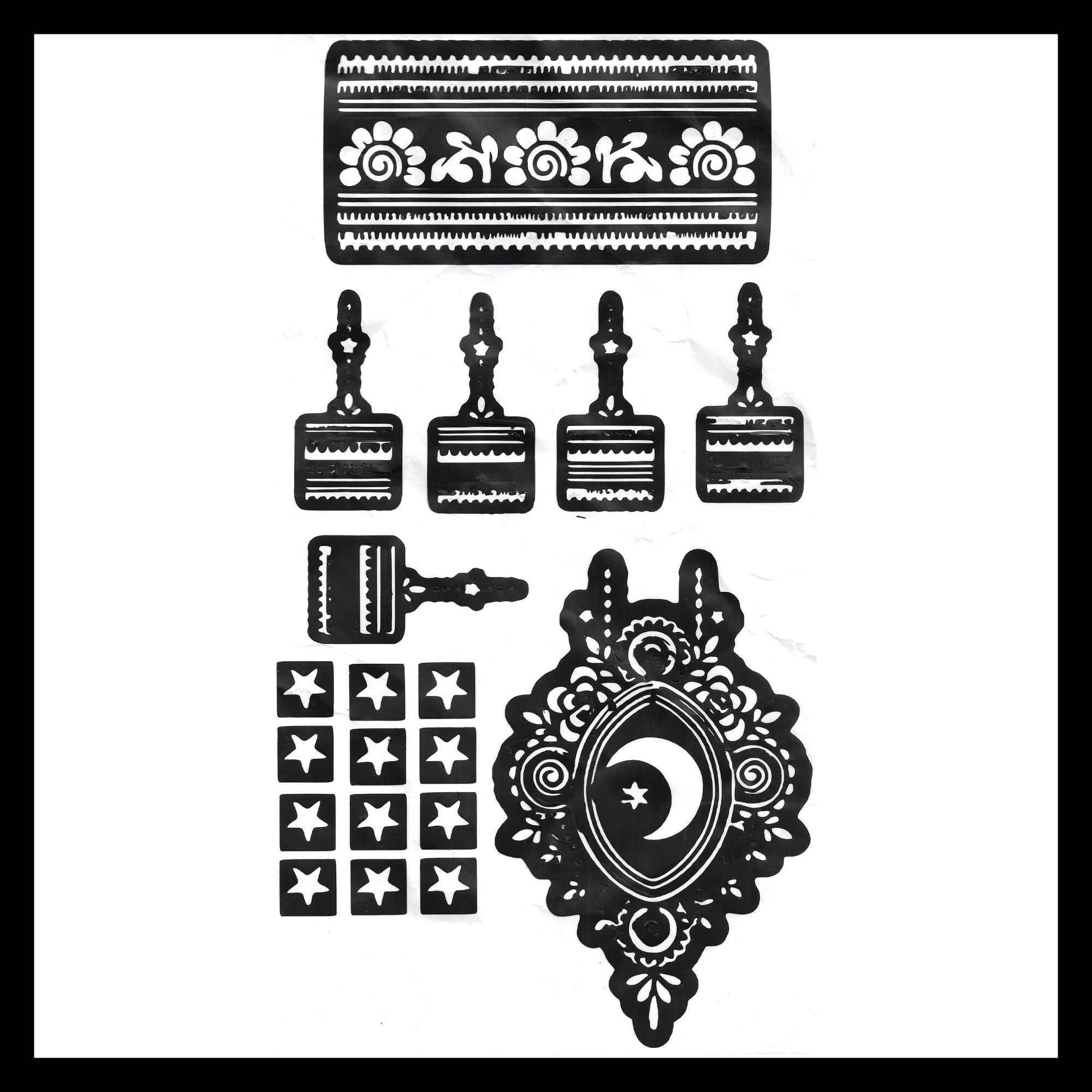 Simple Mehndi Stencil for Hand Design Simple Mehndi Stencil for Hand Design Full hand | Trending | Mehendi Designs Stencil-image-13