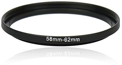 FLYING COLLECTION 58mm - 62mm Step Up Lens Filter Adapter Ring Pack of 1 Piece Allows You to Fit Larger Size Lens Filters on a Lens with a Smaller Diameter Step Up Ring