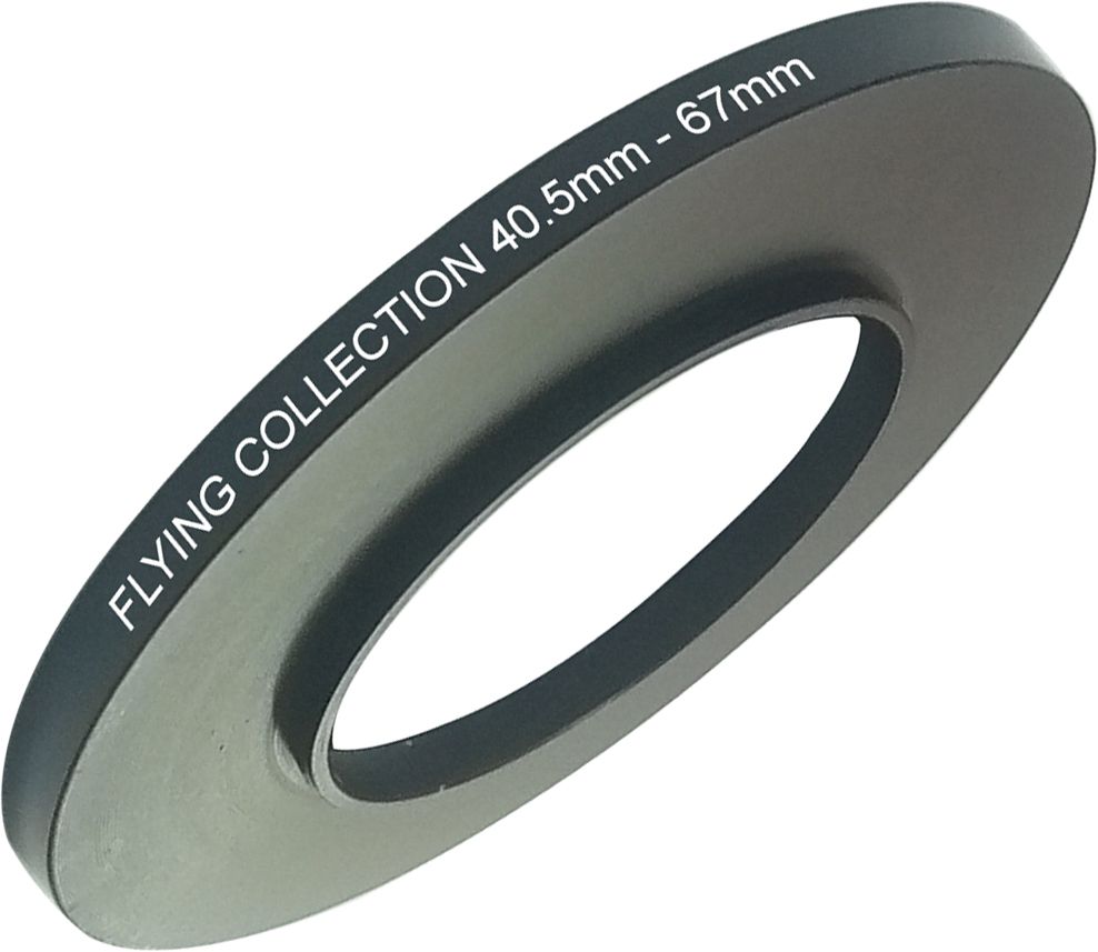 FLYING COLLECTION 40.5mm - 67mm Step Up Lens Adaptor Ring for 67mm All Filter Attechement Only ( 40.5mm to 67mm Step UP Ring ) Step Up Ring
