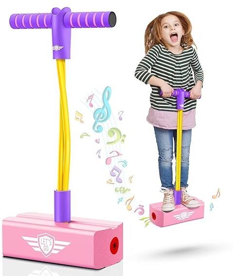 tejmart Pogo Stick | High Elastic Rubber Kids Jumper Toys Support Stick - 8 inch-picture-37