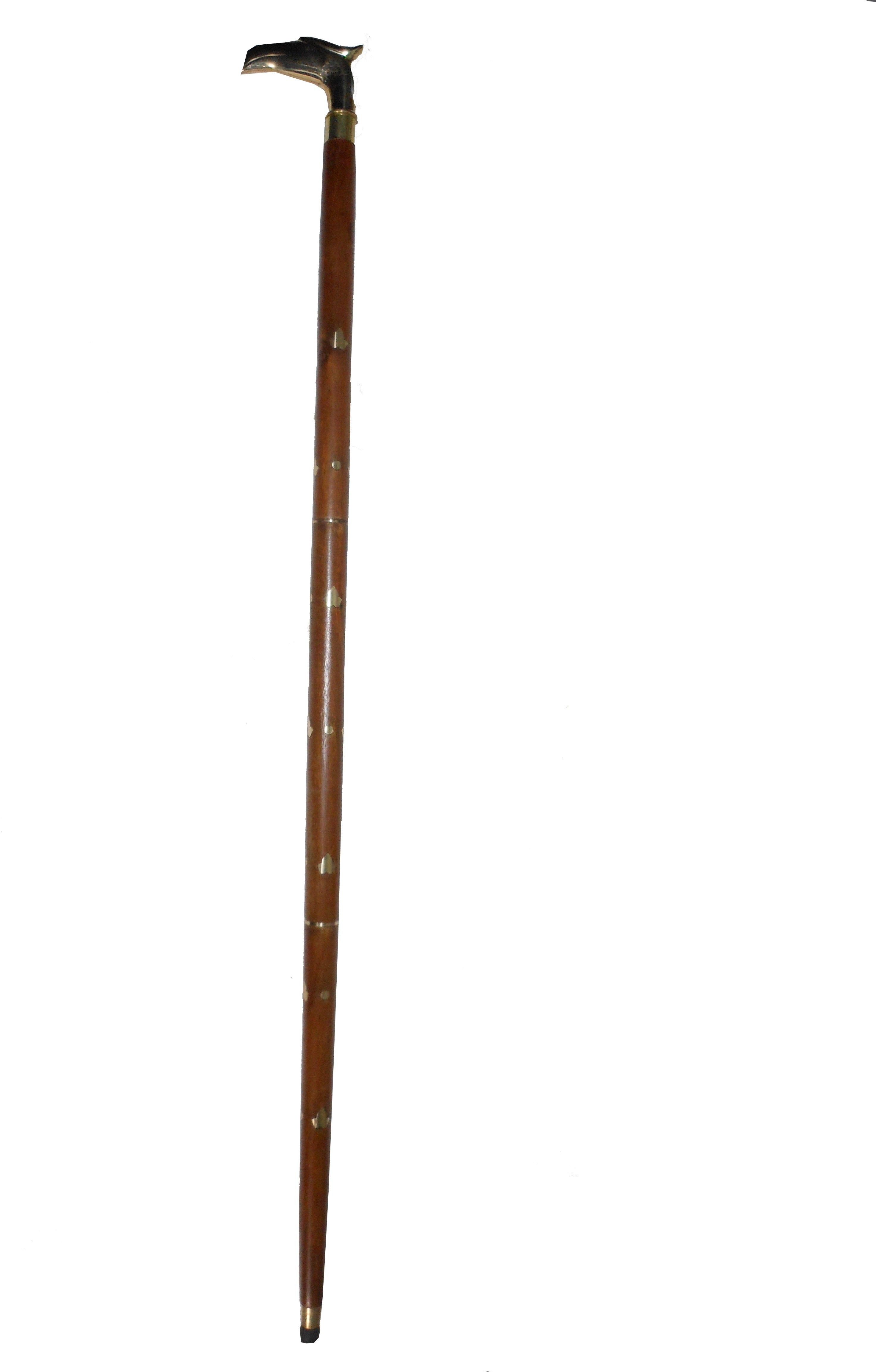 art house Wooden Handmade Foldable Walking Support Stick - 91.44 cm-picture-38
