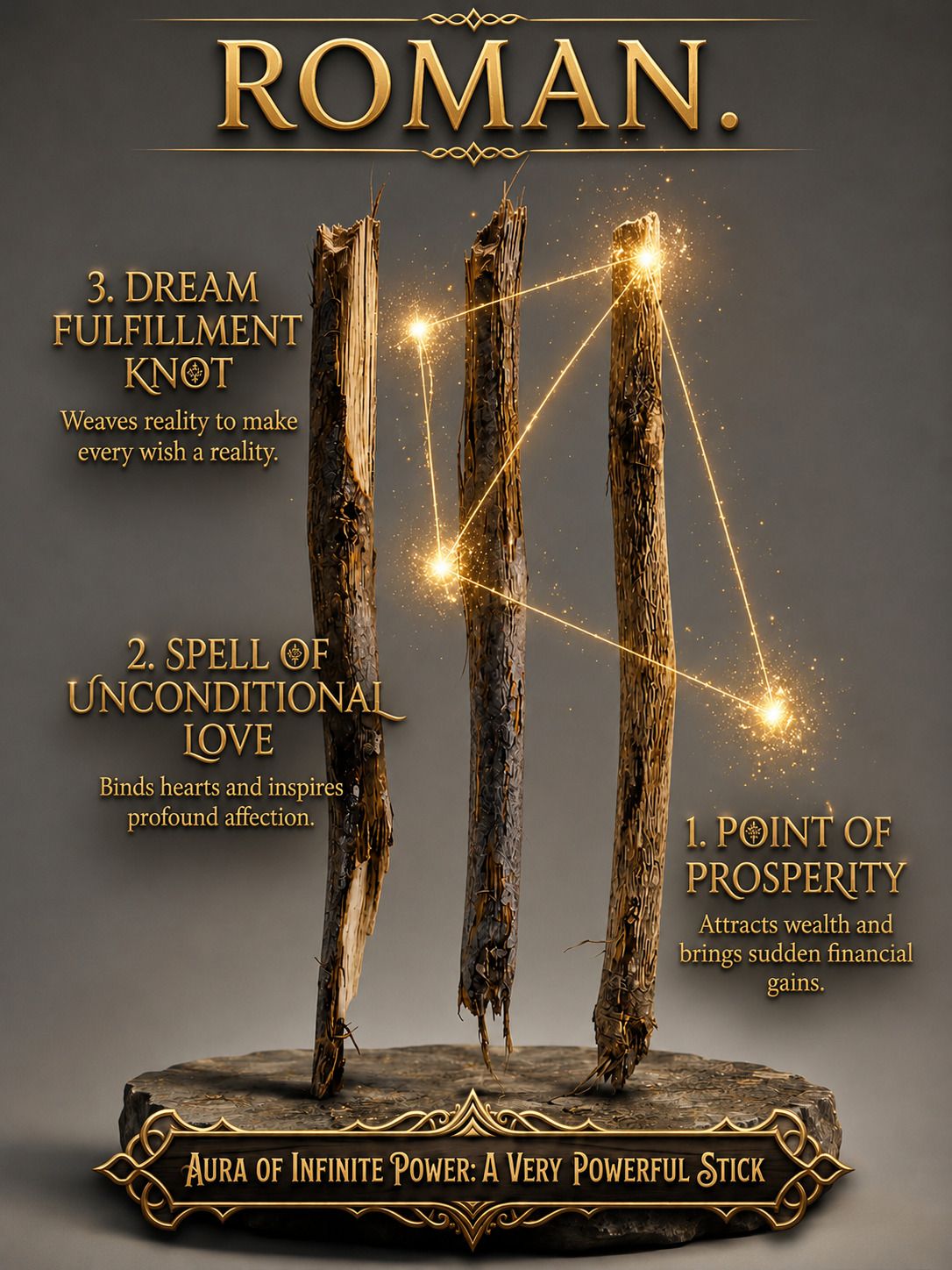 Aura of Infinite Power A Very Powerful Stick Polo Stick - 4 inch-image-6