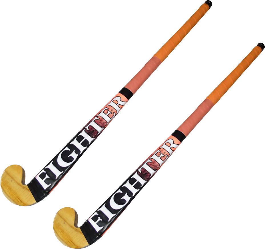 Pack of 2 Wooden Hockey Sticks combo for Men and Women for Practice and Beginner Hockey Stick - 36 inch-image-47