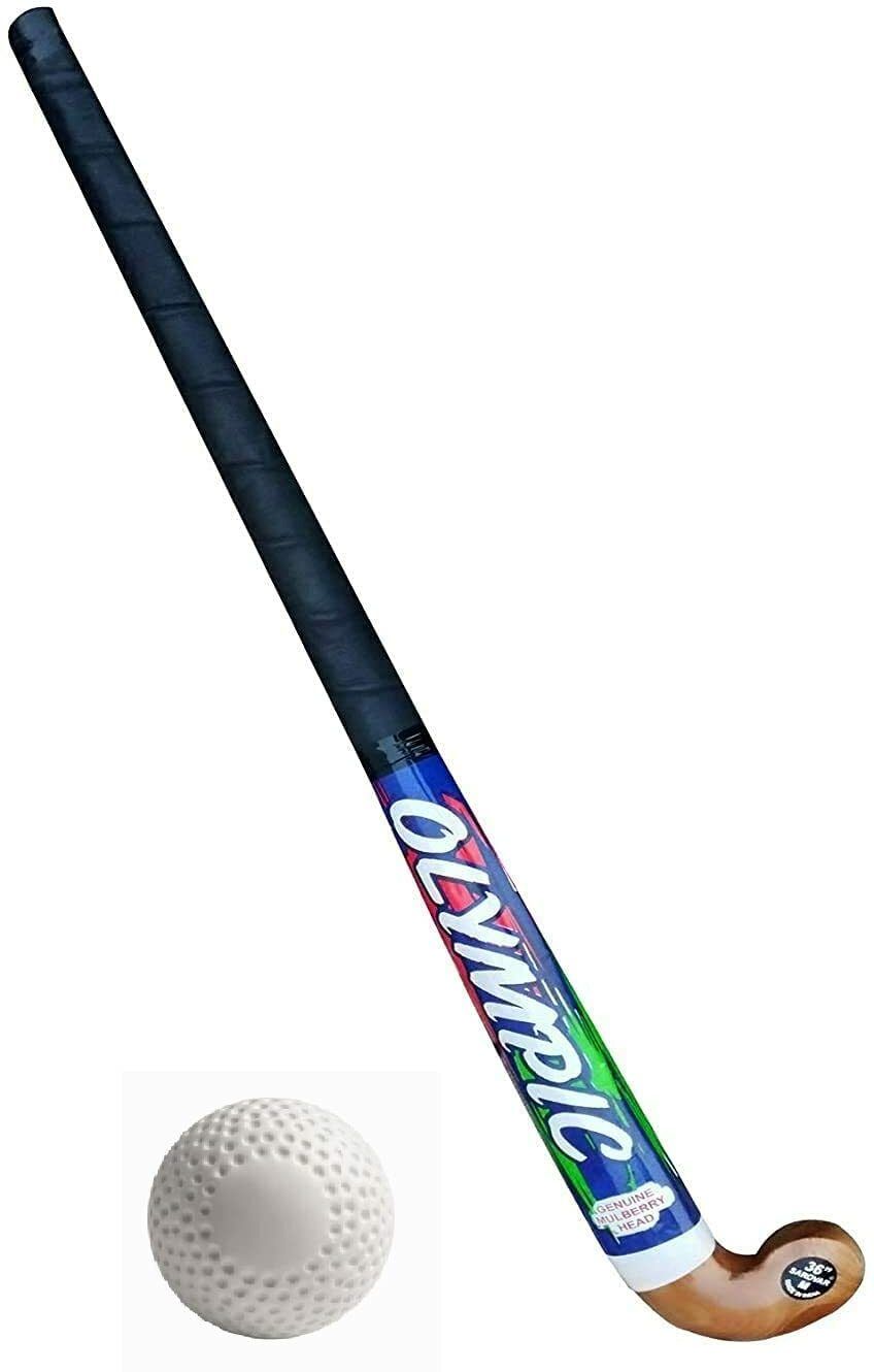 Hockey Sticks for Men and Women Practice and Beginner Level with Ball Hockey Stick - 91.44 cm-image-44