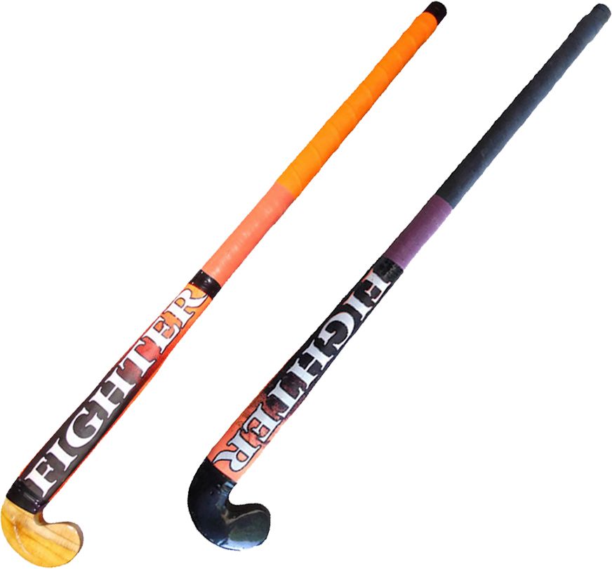 Solid Wooden Hockey Stick for Men & Women Practice, Beginner Level (Pack of 2) Hockey Stick - 36 inch-image-5