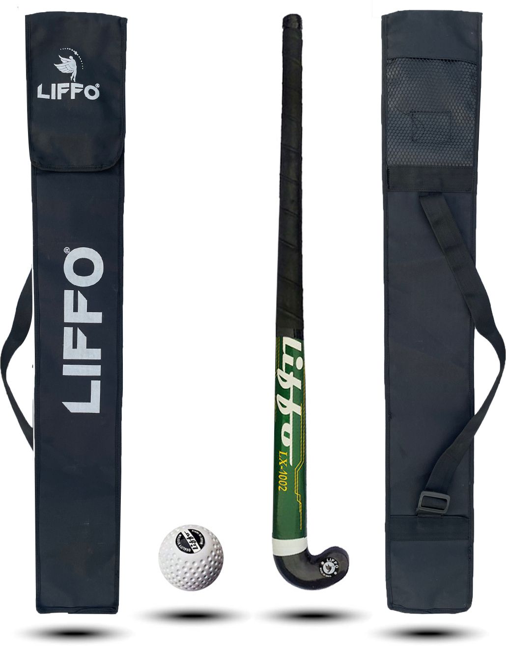 Hockey Sticks for Practice and Beginner with 1 Ball and 1 Cover (Green) Hockey Stick - 91.44 cm-image-28