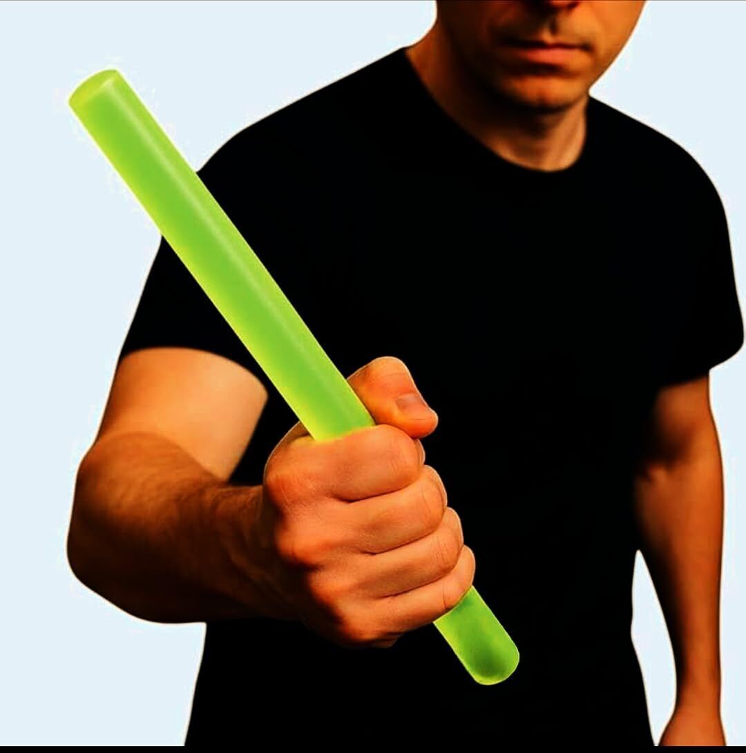 garbify PU Rubber Rod Durable & Flexible Self-Defense Stick for Martial Arts Polo Stick Support Stick - 21 inch-picture-34