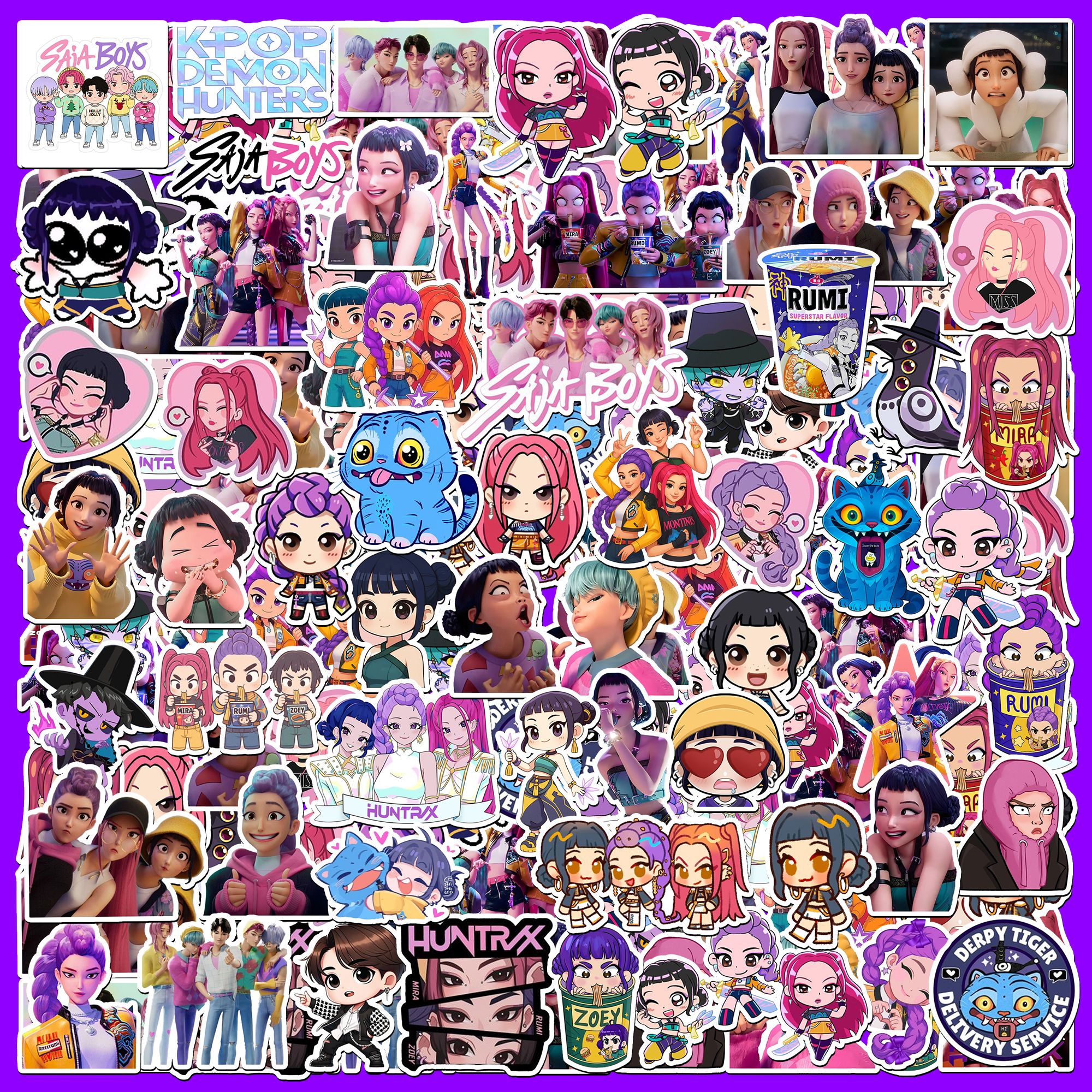 5 cm K Pop Demon Stickers Self Adhesive Sticker-image-36