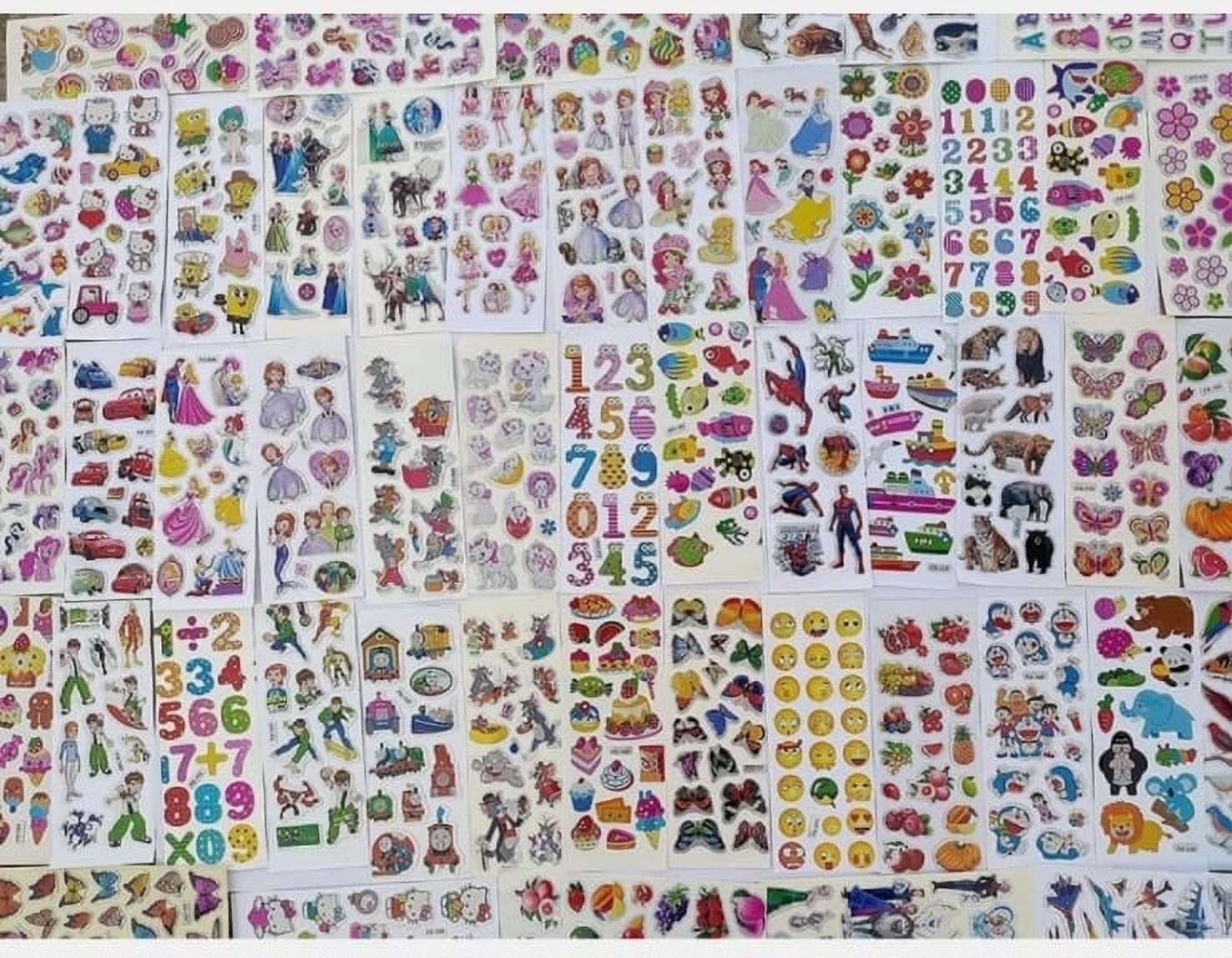 shivay 1 inch 3D kartoon sticker 20 set Non-Reusable Sticker-picture-19
