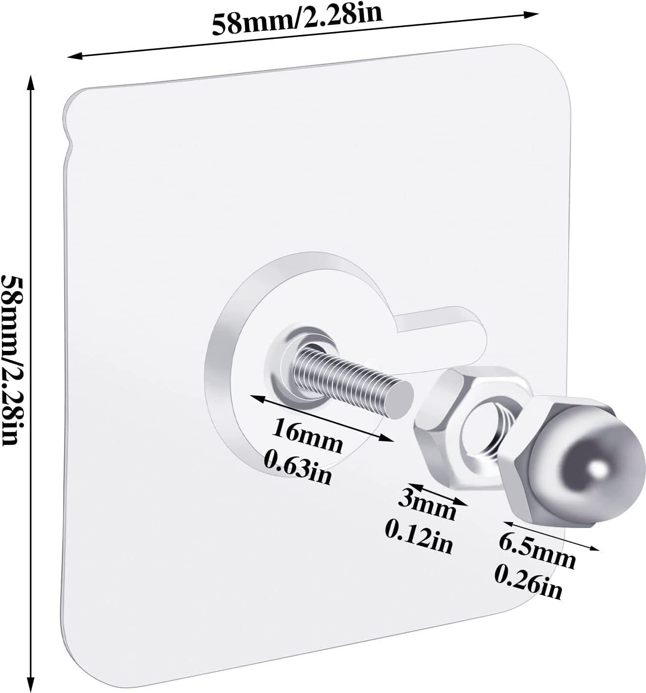 Glossy Shower Rod Hook-image-43