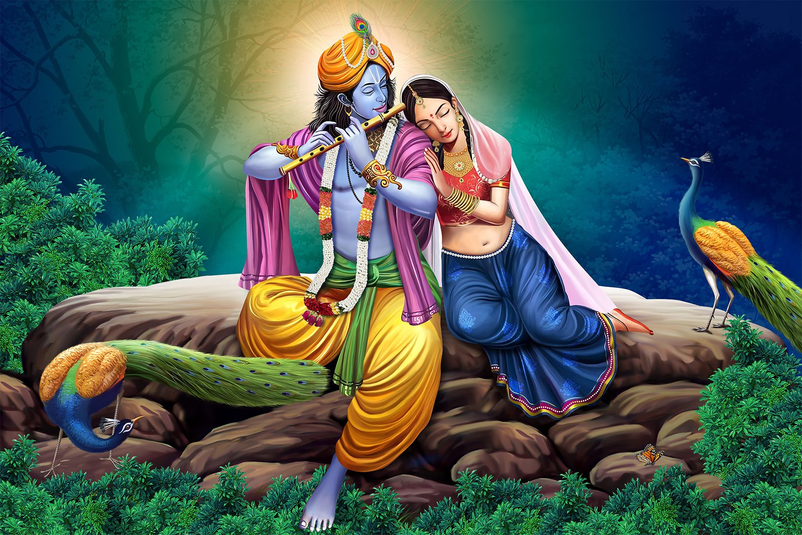 60 cm x 45 cm Waterproof Religious Vinyl Wallpaper-image-14
