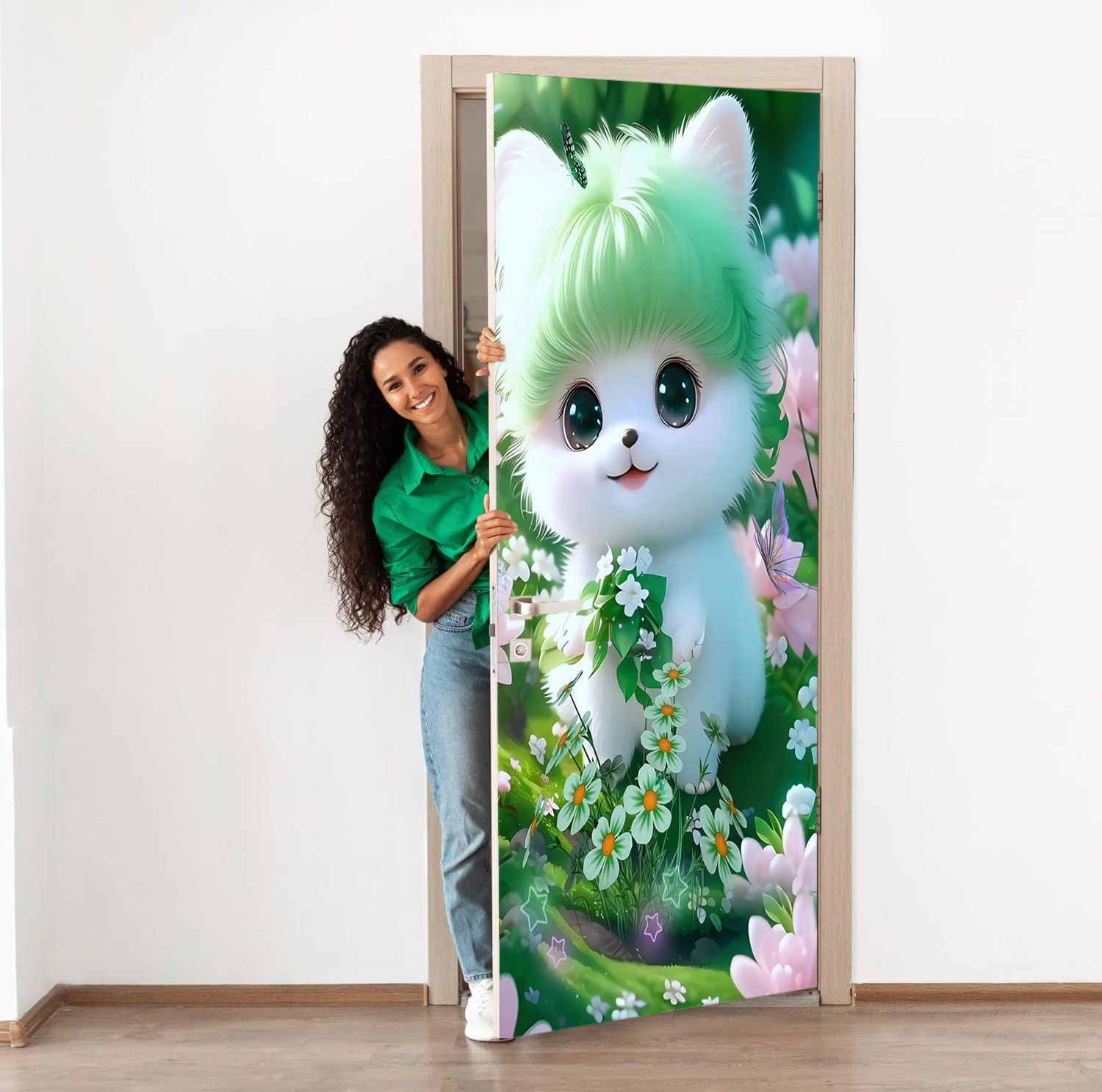 198 cm Door Wallpaper Self adhesive Sticker Self Adhesive Sticker-image-29