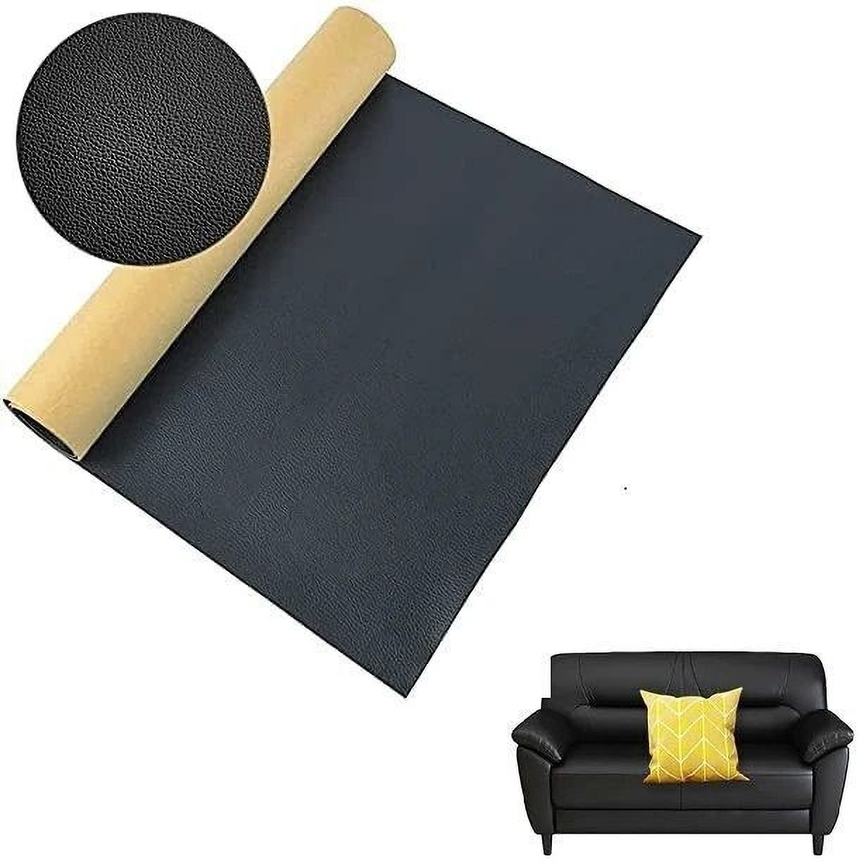 ashaka 30 cm Premium Leather Repair sheet for sofa , couch , furniture 30 x Self Adhesive Sticker-picture-2