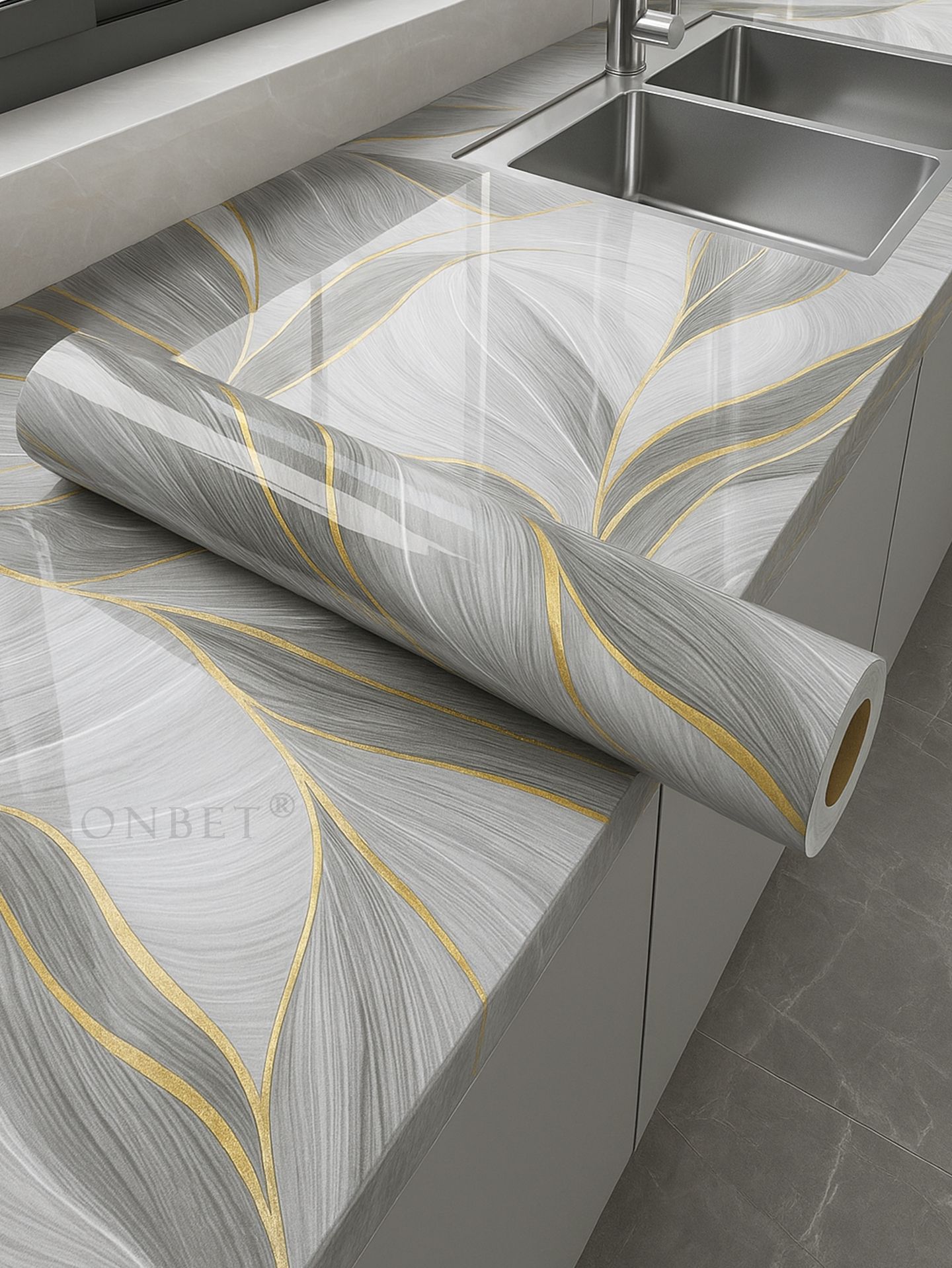 Classics Grey, White Wallpaper-image-30