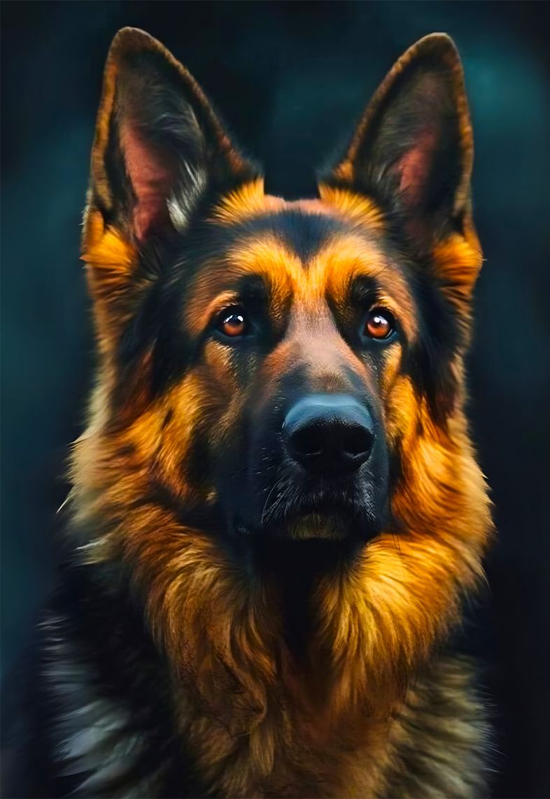 48 cm German Shepherd Wall Sticker – Loyal Dog Design for Home & Office Décor Self Adhesive Sticker-image-47