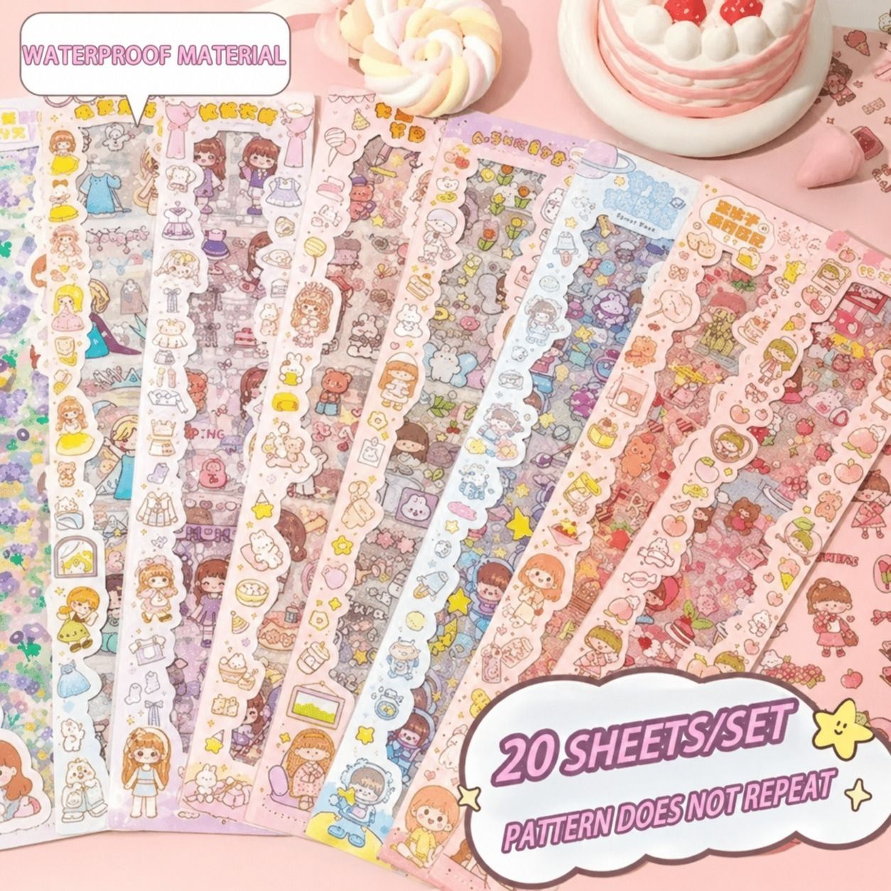 3 inch Decorative Sticker Self Adhesive Sticker-image-11