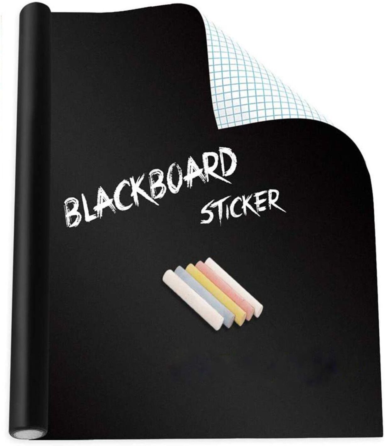 wallhunt 122 cm Black Board Wall Sticker for Teaching in Home Office School Children(46X122cm) Chalkboard Sticker-picture-16