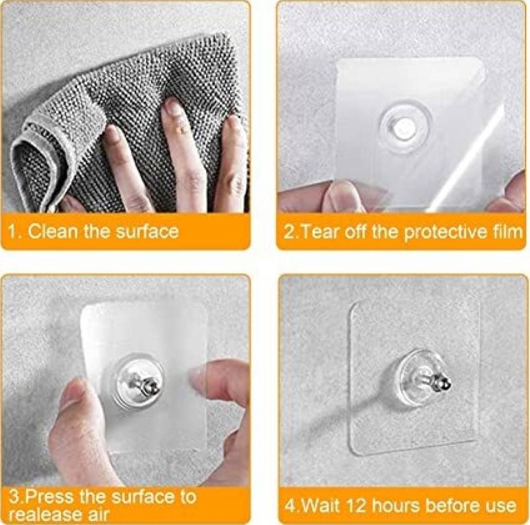 Glossy Shower Rod Hook