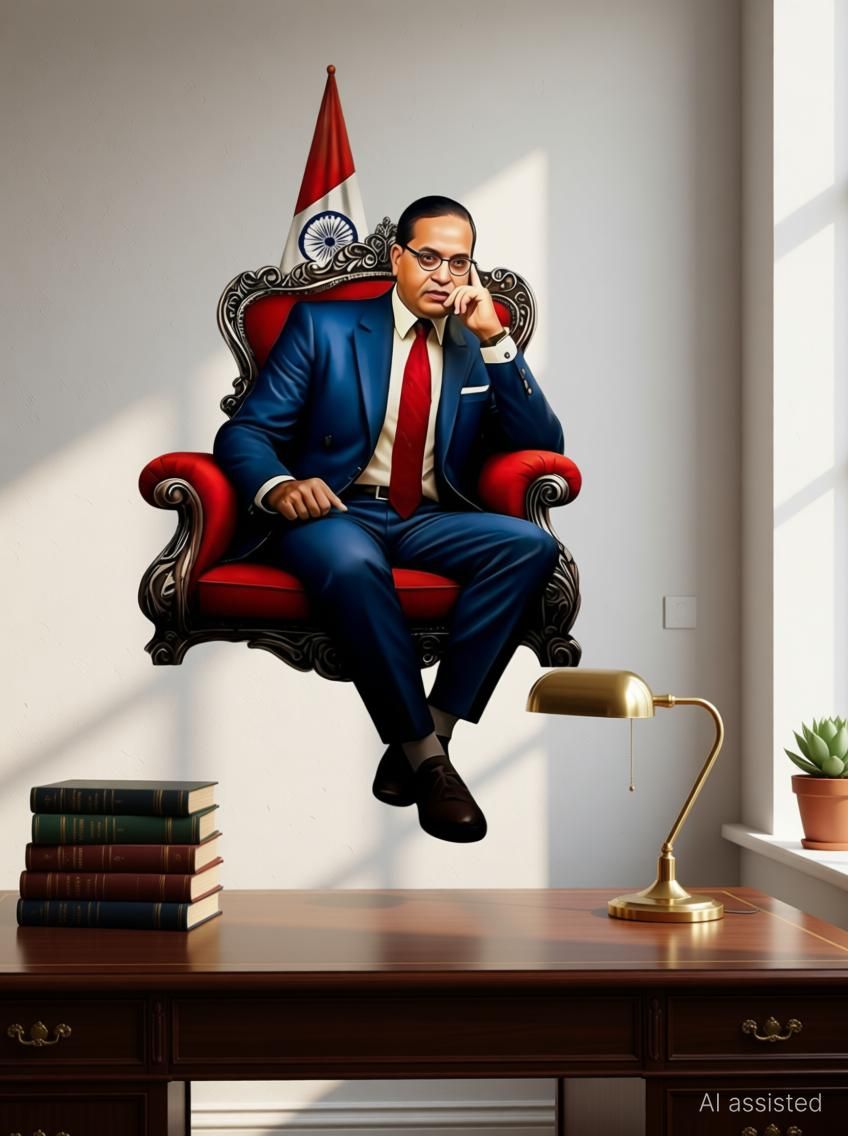 50 cm Ambedkar Wall Sticker | Motivational Wall sticker for Home, Self Adhesive Sticker-image-41