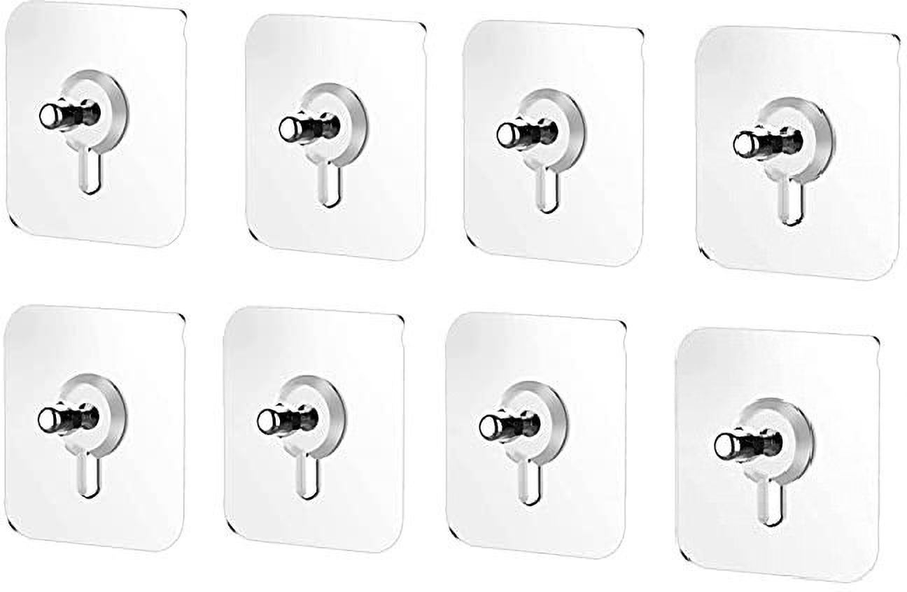 hygex 5 cm Adhesive Wall Hanging Hooks Heavy Duty for Wall Self Adhesive Sticker Self Adhesive Sticker-picture-14