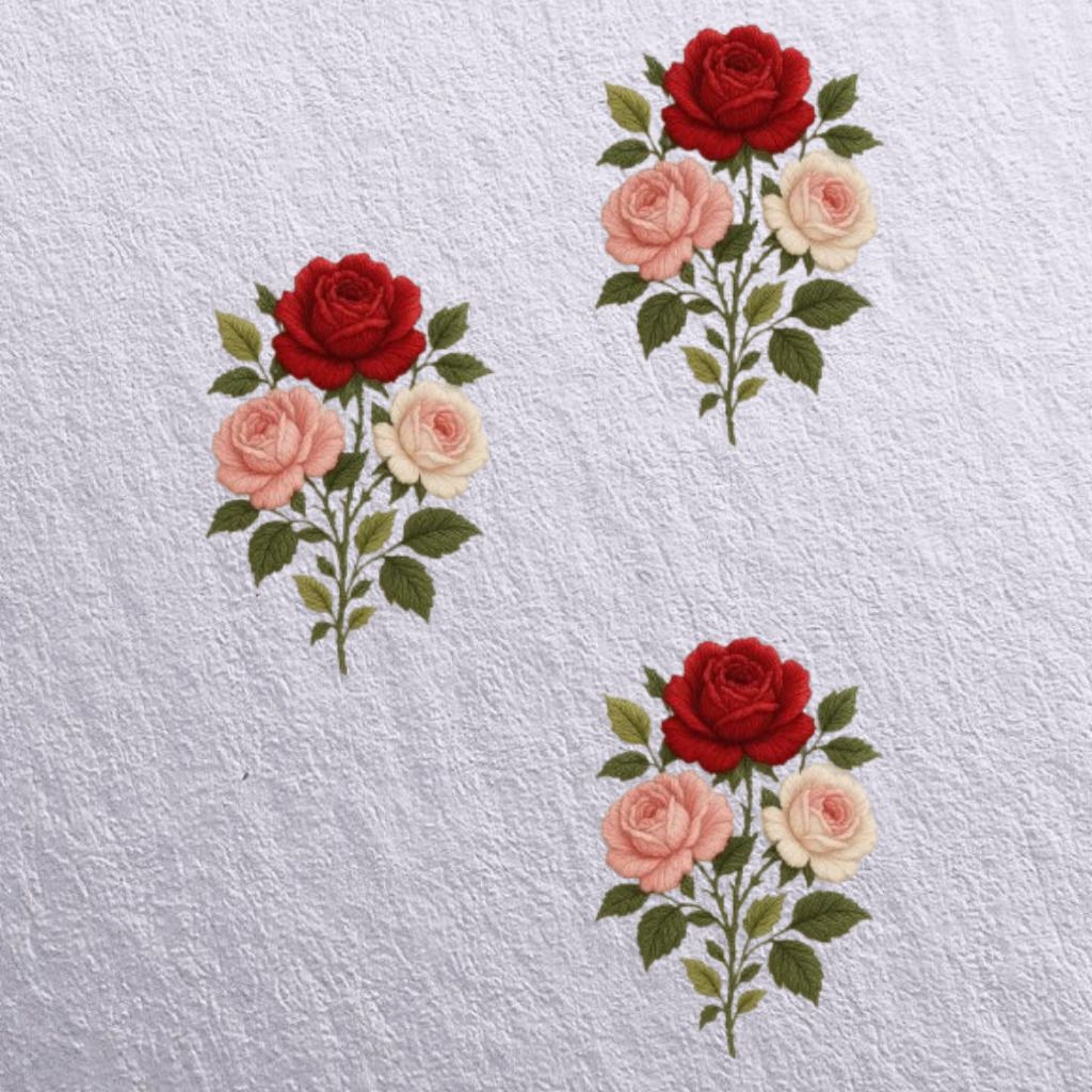brafee 10 inch Artistic Floral Applique Decorative Garment Fashion Patch Self Adhesive Sticker-picture-48