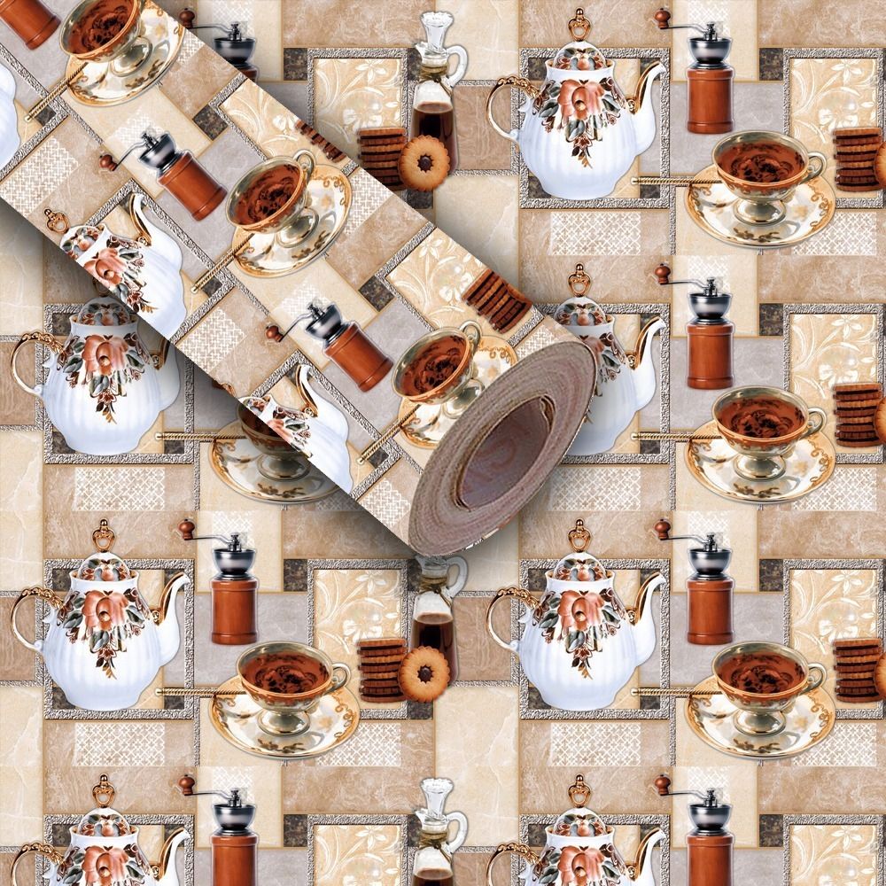 152 inch Wallpaper for Kitchen Room Bedroom Livingroom Home Wall Decor (Size 16x60 INCH) Self Adhesive Sticker