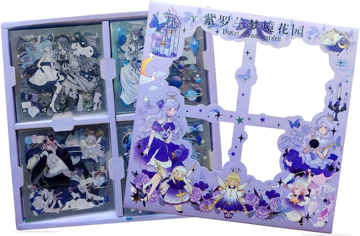 18 cm Pvc Princess Theme Kawaii Stickers -100 Sheets Cute Washi Stickers For Project Self Adhesive Sticker-image-35