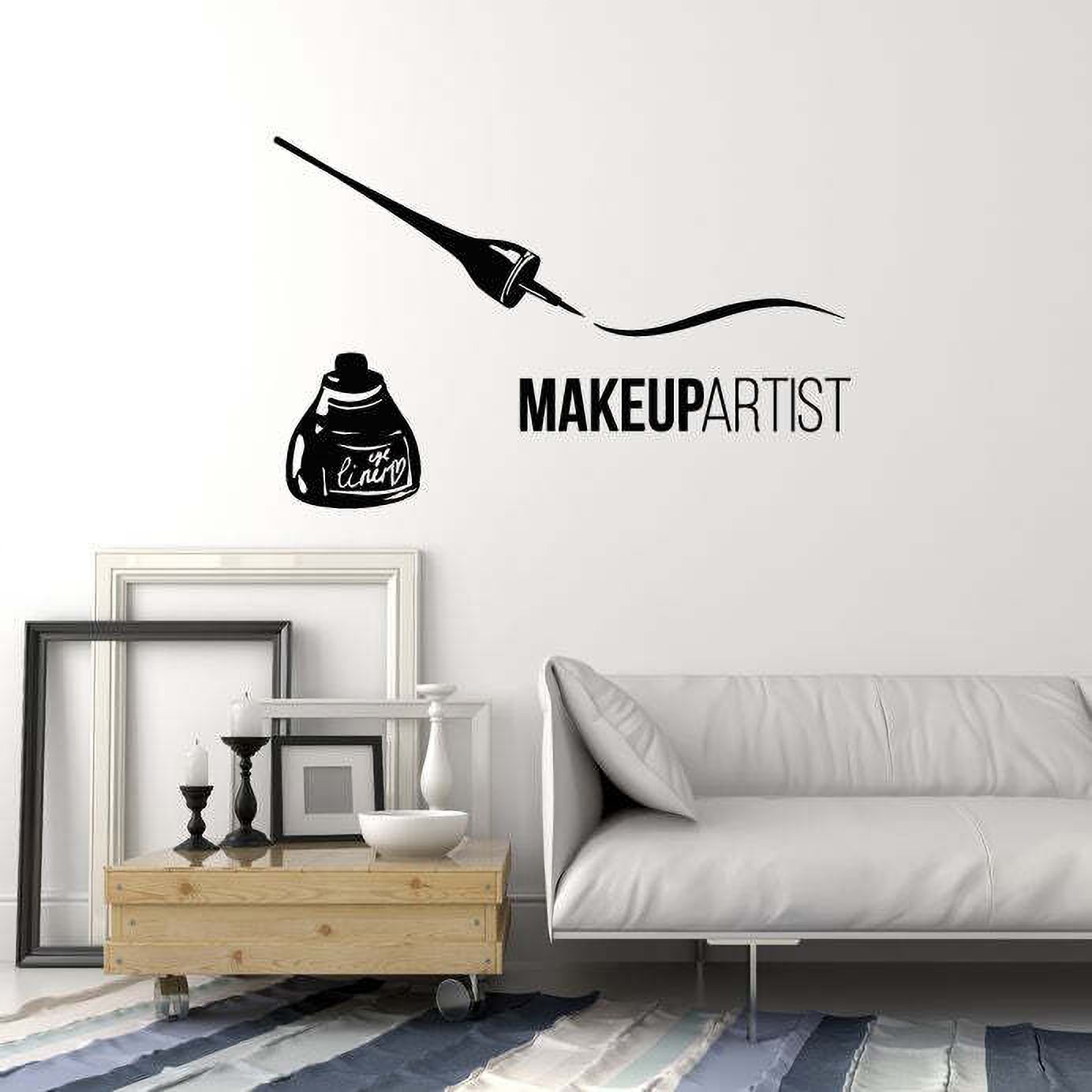 43 cm Lettering EyeLiner Makeup 27 x 43 cm Self Adhesive Sticker-image-12