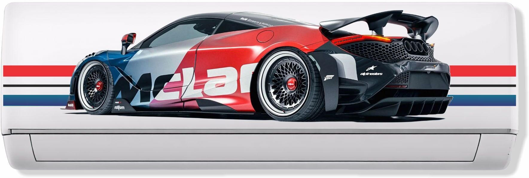 70 cm Sports Car Sticker Room, Ac Sticker,Car Ac Sticker Air Conditioner Sticker Self Adhesive Sticker-image-38
