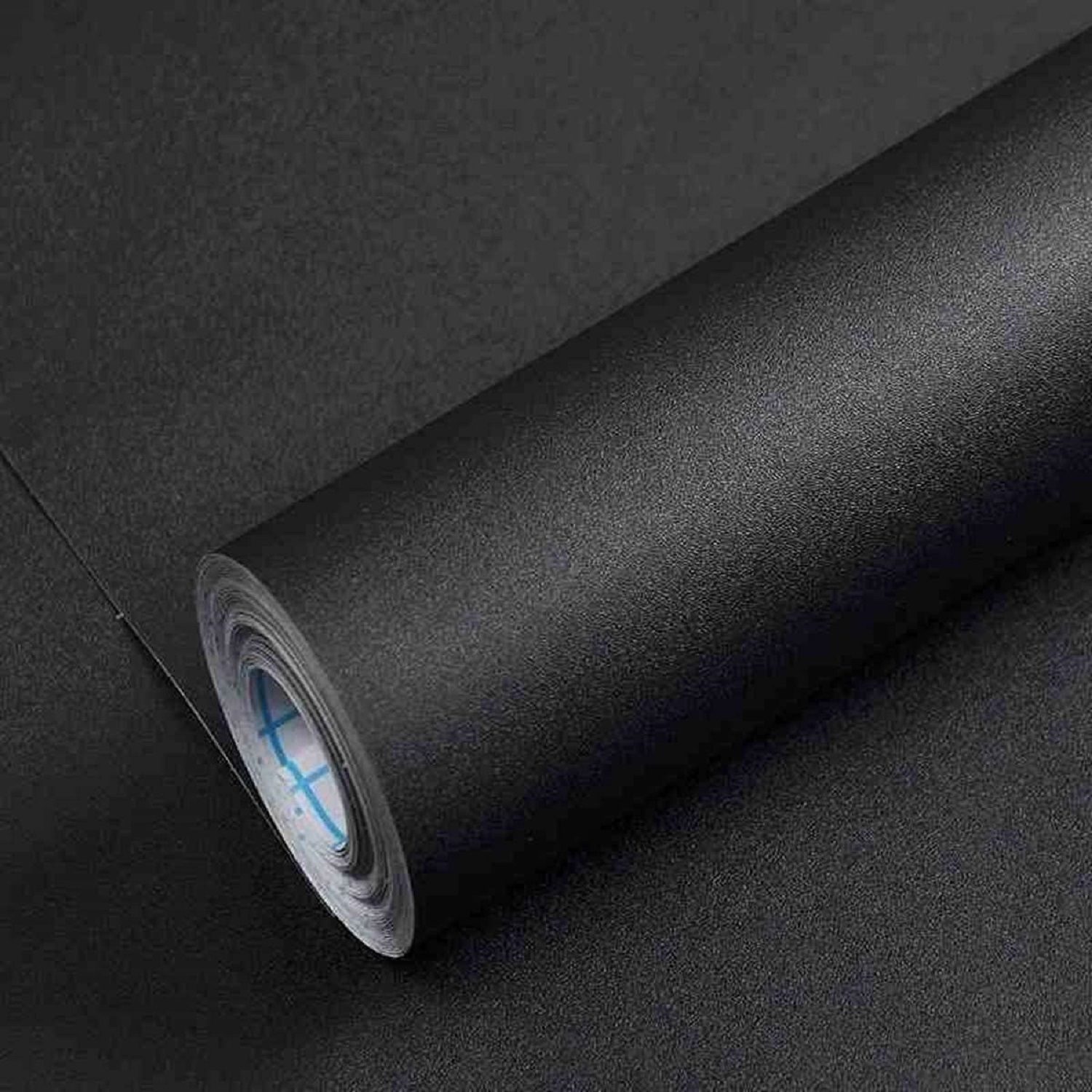 132.08 cm Black Matte Wallpaper Peel & Stick Vinyl Contact Paper for Cabinets Self Adhesive Sticker-image-35