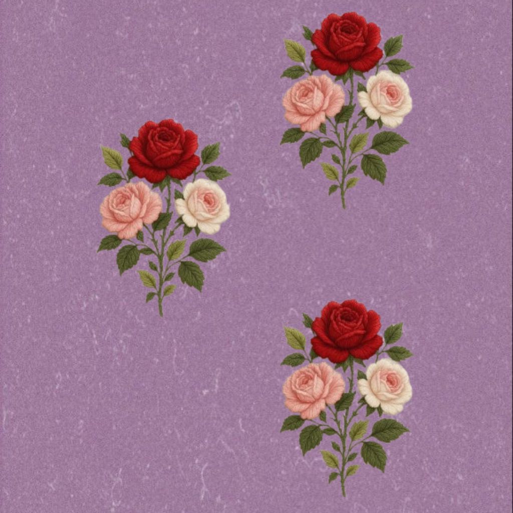 brafee 10 inch Handmade Floral Threadwork Decorative Clothing Patch Self Adhesive Sticker-picture-49