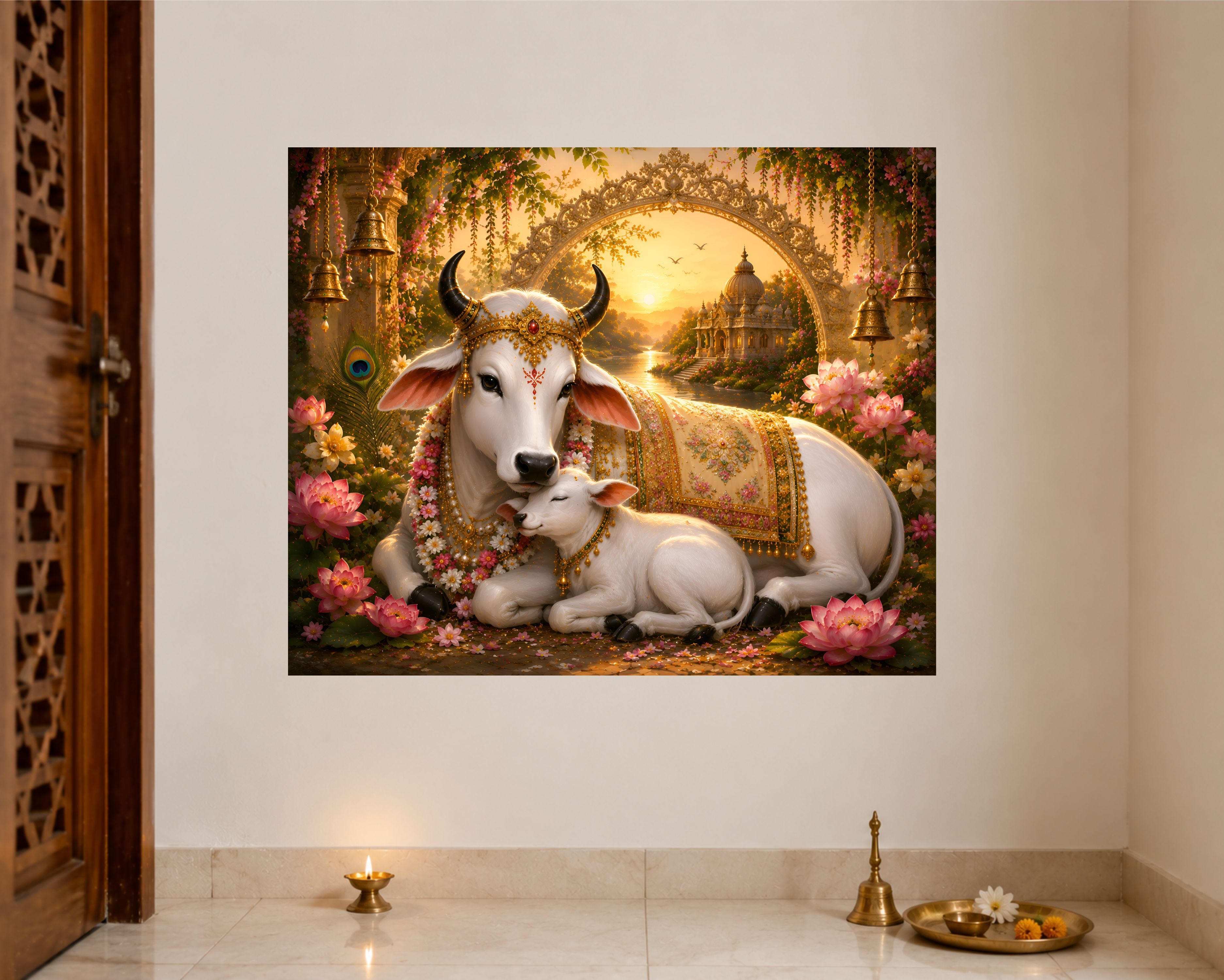 24 inch Sacred Cow Wall Sticker Self Adhesive Sticker-image-12