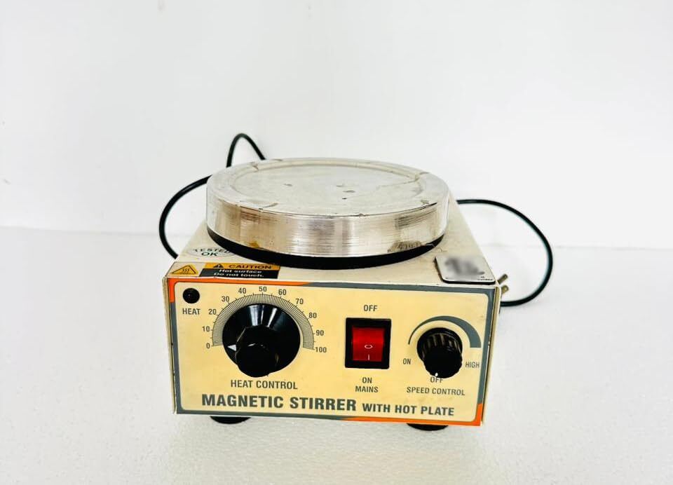 lablink Magnetic Stirrer With Hot Plate Capacity-2000ml Iron 25 cm Electric Stirrer Stainless Steel 25 cm LED Electric Stirrer-picture-30