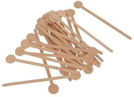 Wooden Coin Stirrer Sticks 6 Inch for Coffee Tea Cocktails Pack of 25 Bamboo 20 cm Stirrer-image-29