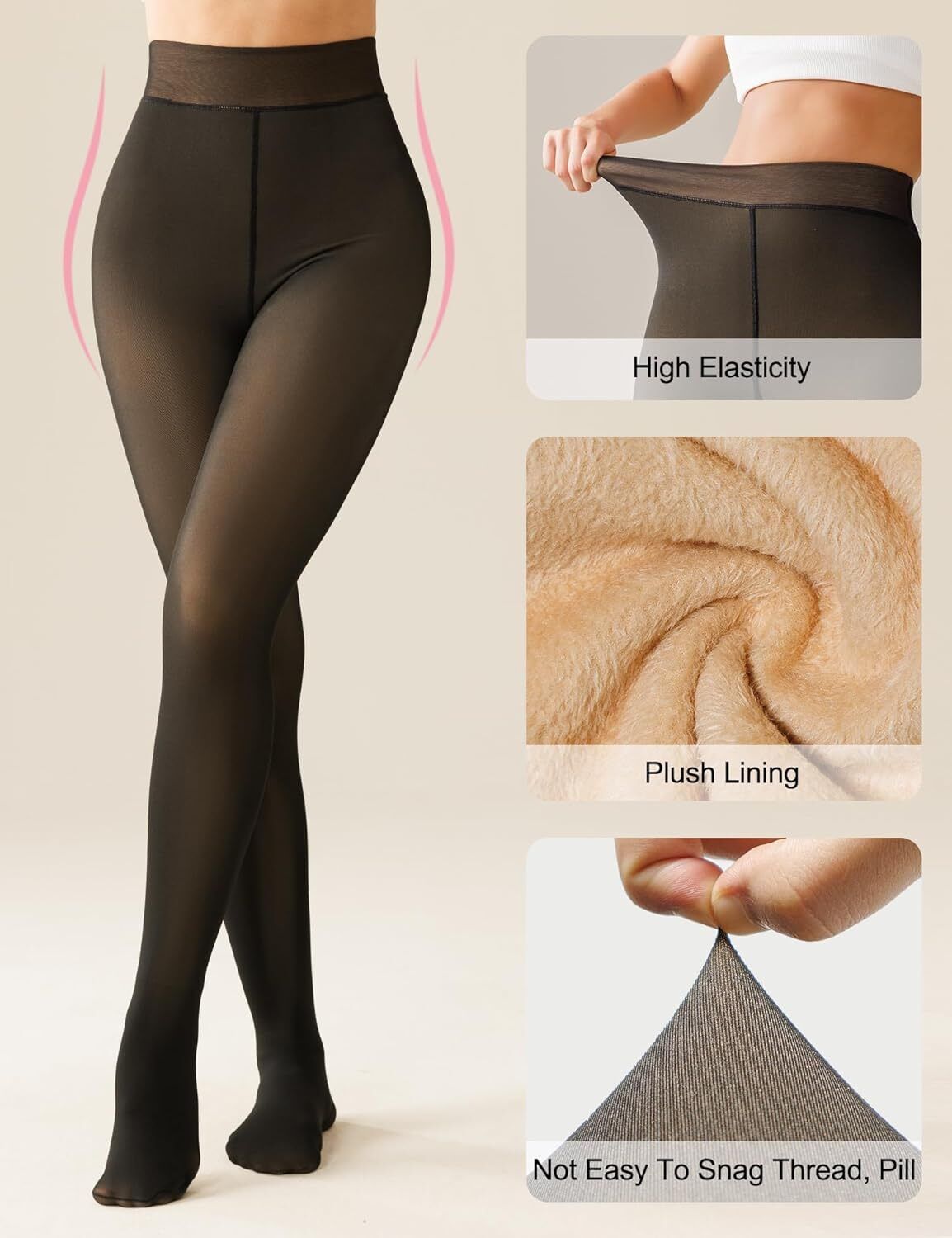 rajwada fabrics Women Opaque Stockings-picture-25