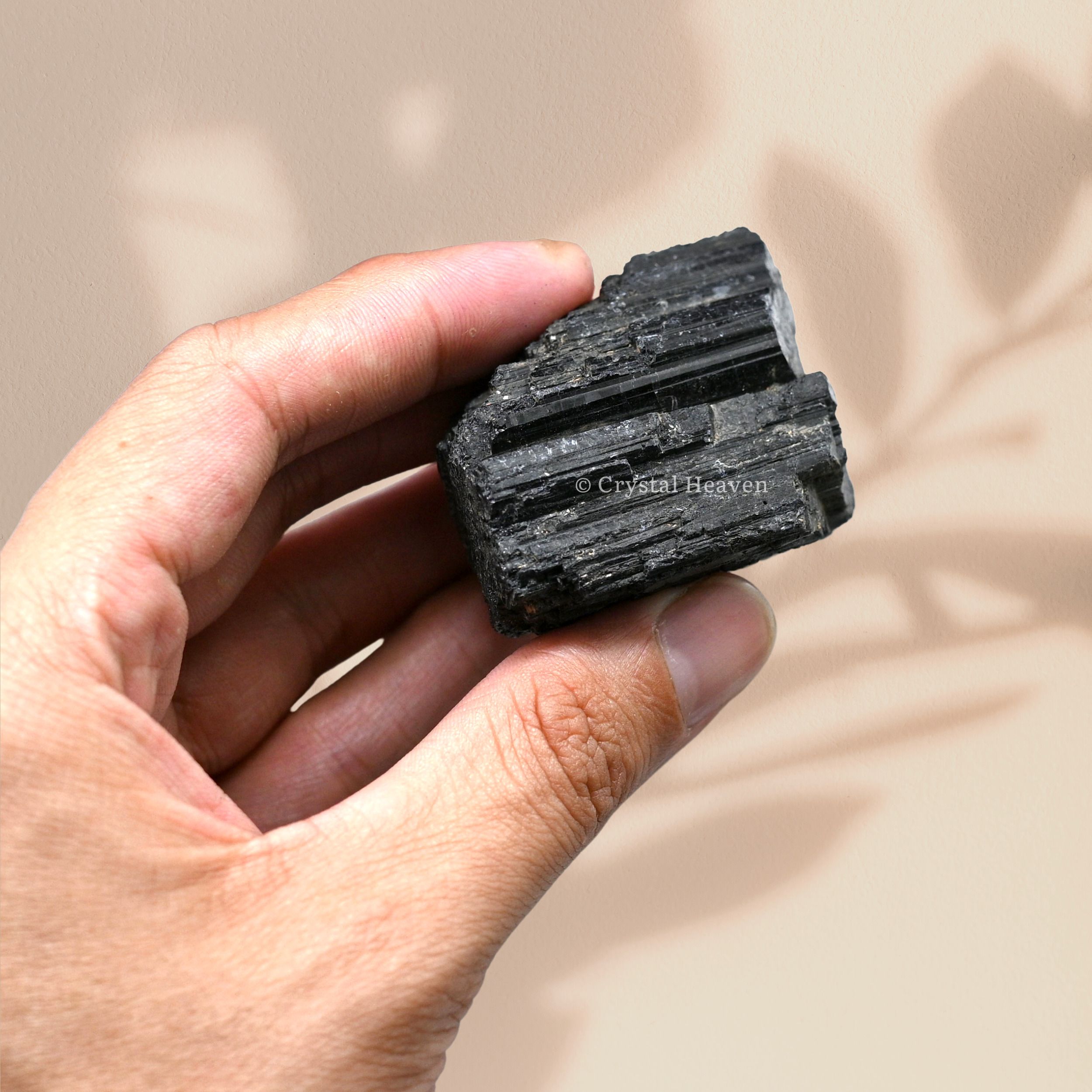 Certified Large Black Tourmaline Stone Original Crystal Healing Rough Stone Polished Angular Crystal Pebbles-image-2