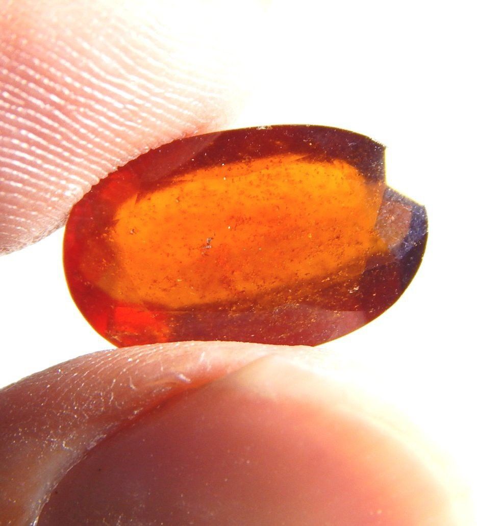 Best Quality Gomed Gemstone Hessonite Gomedhak 5.3cts stone Regular Oval Crystal Stone-image-25