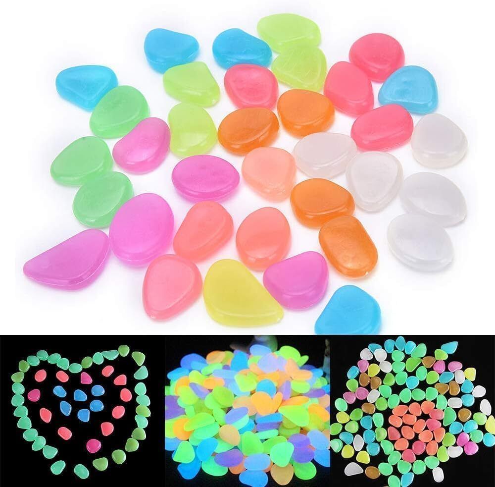 Aquarium, Vase Filler, Garden Decor, Night Glowing Rocks Regular Oval, Rectangular, Round, Square Rock Pebbles-image-40