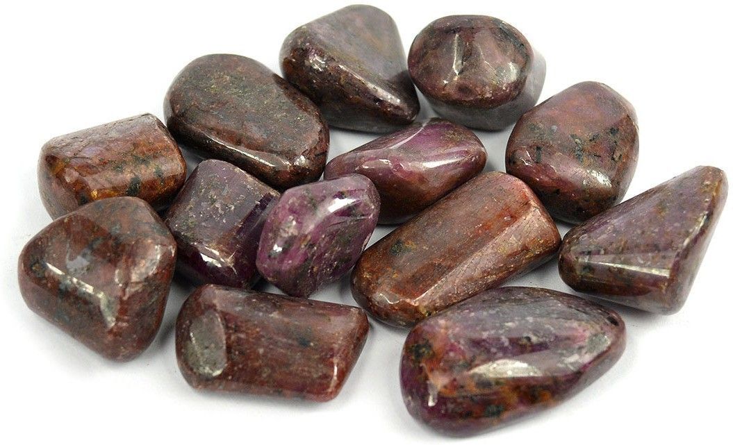 100% Natural Crystal New-118-Ruby-Tumble-stone-200gm Regular Asymmetrical Crystal Stone-image-2