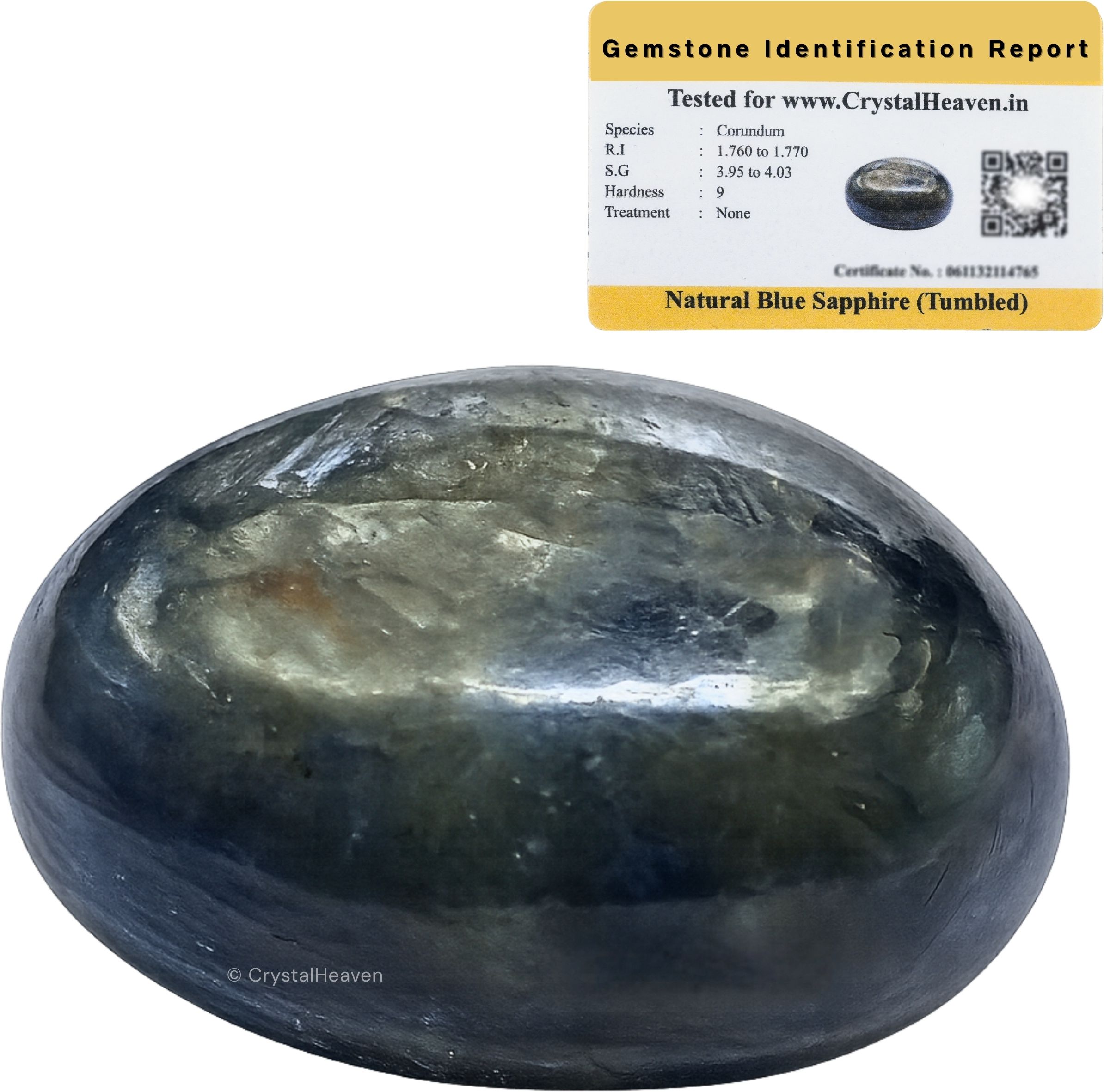 Blue Sapphire Polished Tumbled Stone For Feng Shui And Reiki Healing Polished Angular Crystal Pebbles-image-40
