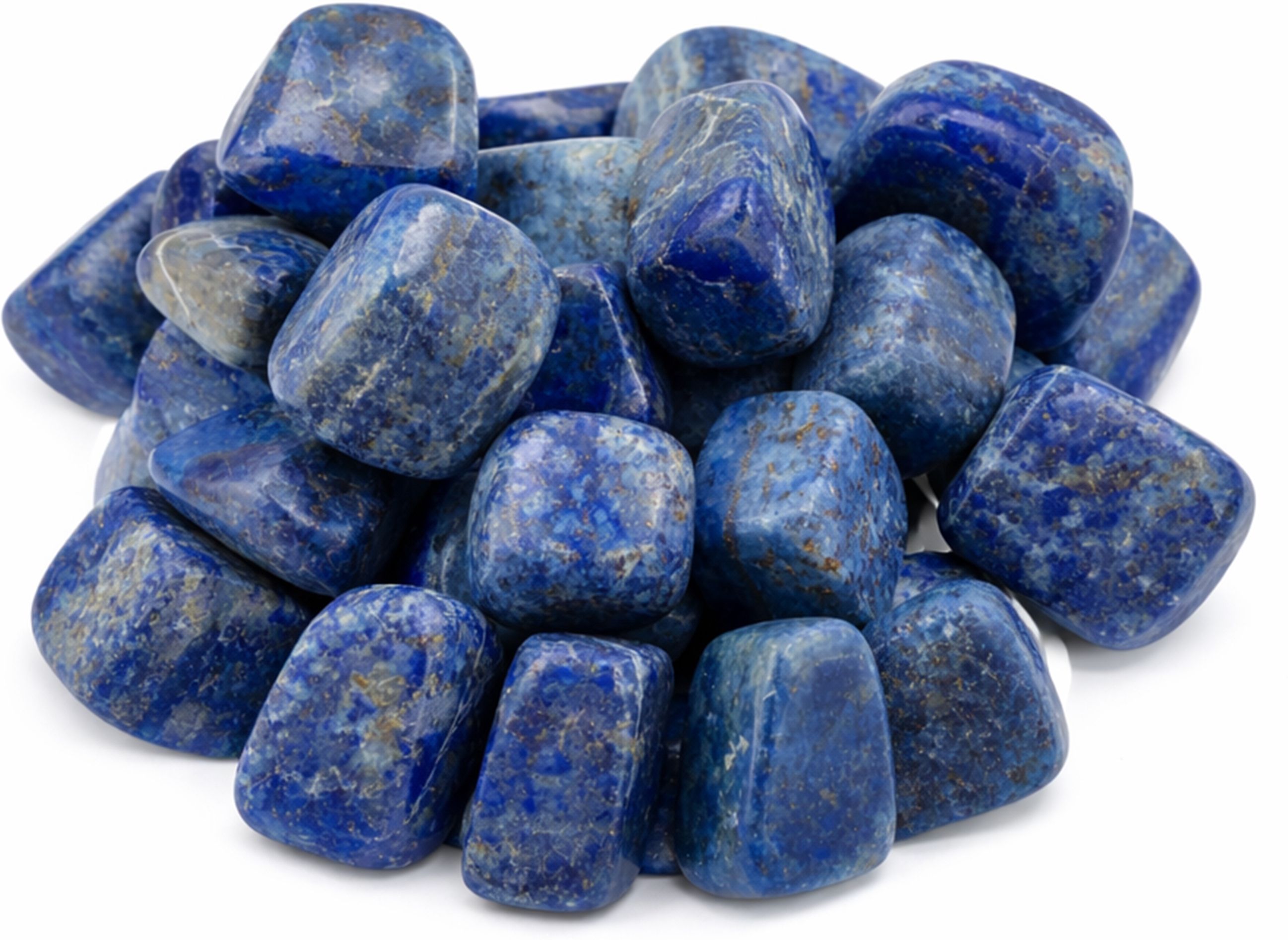 50Gram Vastu Lapis Lazuli Tumble |Healing Crystal For Home Decor Regular Asymmetrical Crystal Stone-image-18