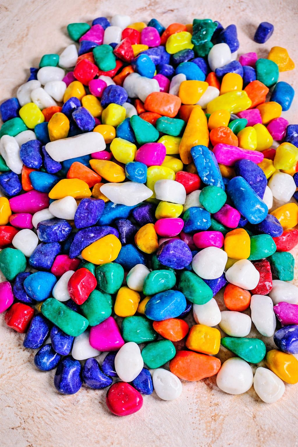 Multi-Color Stones Decorative-Perfect for Home Decor,Garden,AquariumDecor(1KG) Polished Asymmetrical Marble Pebbles-image-44