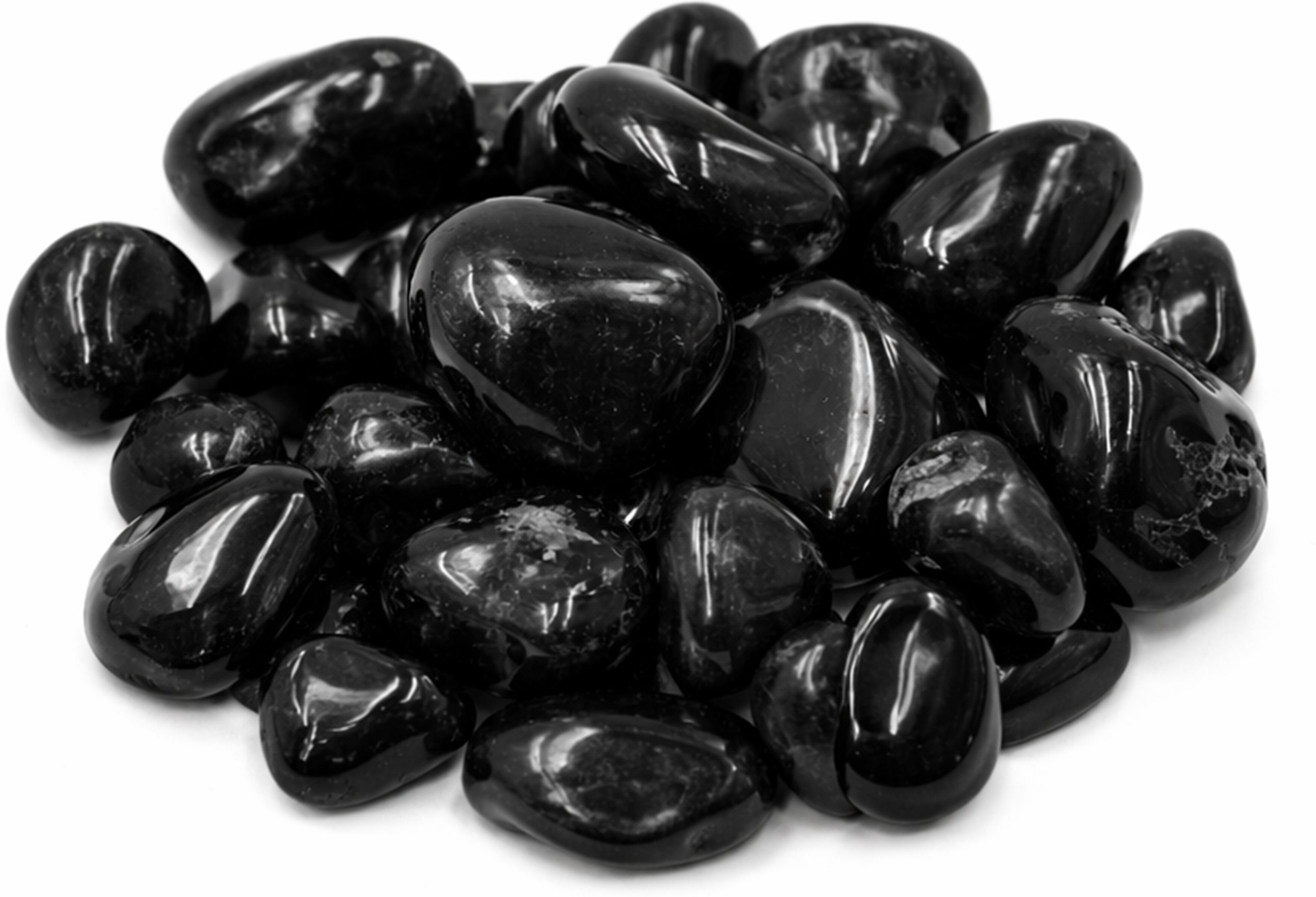 100Gram Vastu Black Onyx Tumble |Healing Stone For Home Decor | Regular Asymmetrical Crystal Stone-image-12