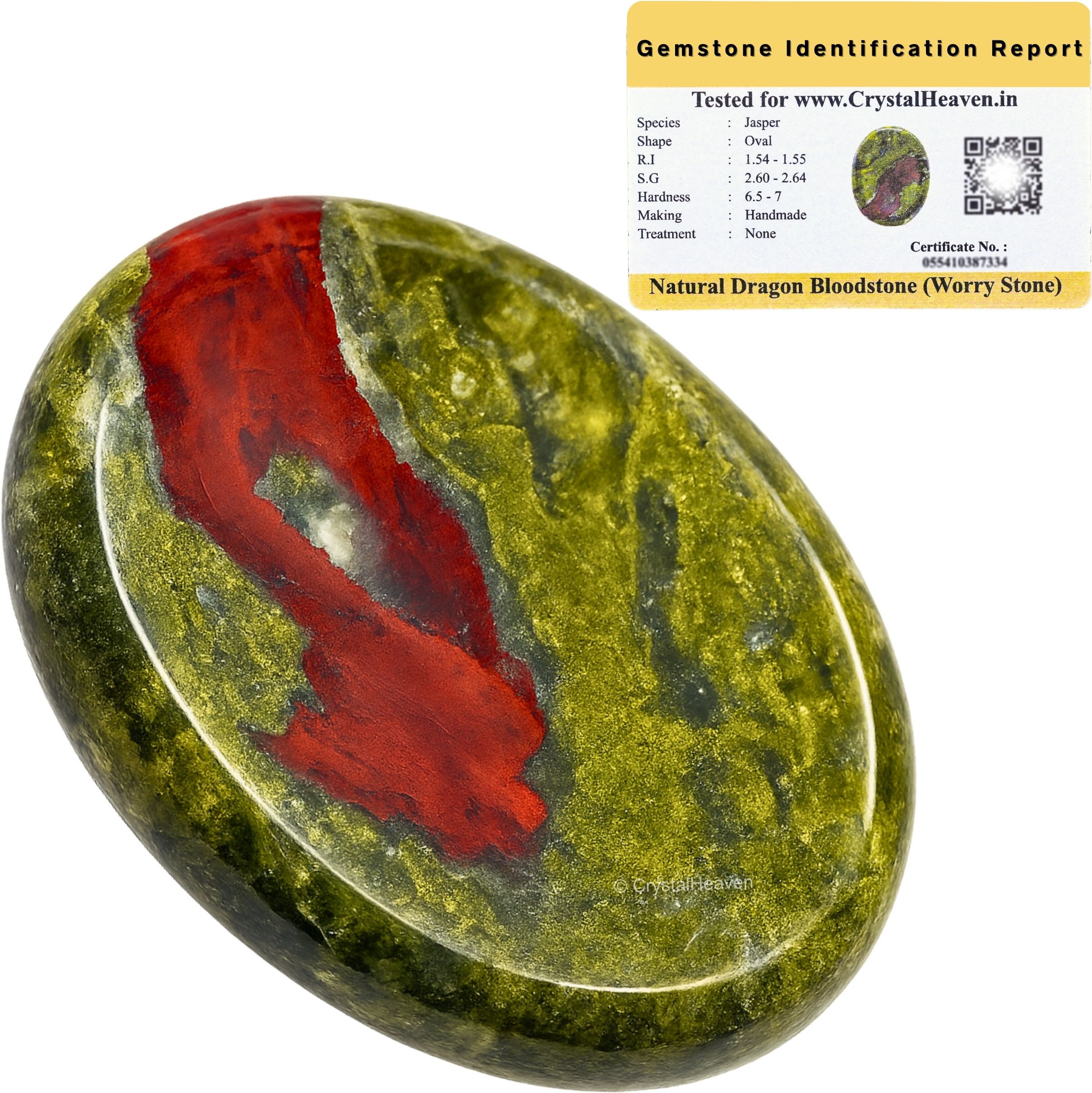 crystal heaven Dragon Bloodstone Crystal Thumb Worry Pebbles Stones For Anxiety Stress Polished Oval Crystal Pebbles-picture-12