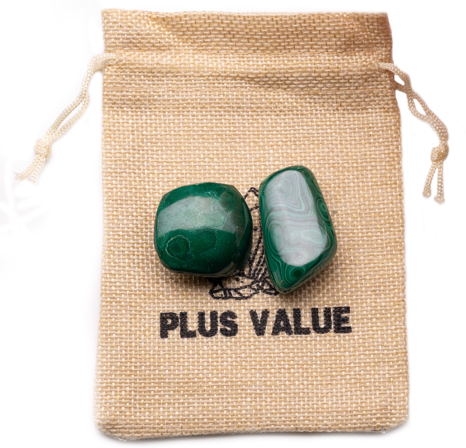 malachite-tumbled-50gram-jute-bag Regular Asymmetrical Crystal, Quartz Pebbles-image-23