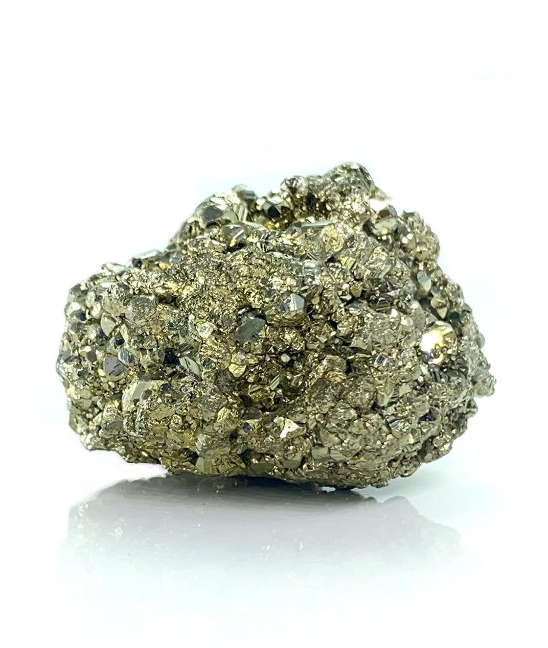 Pyrite Cluster Rough Stone for Reiki Healing, Vastu Correction 20 Gm Regular Asymmetrical Crystal Stone